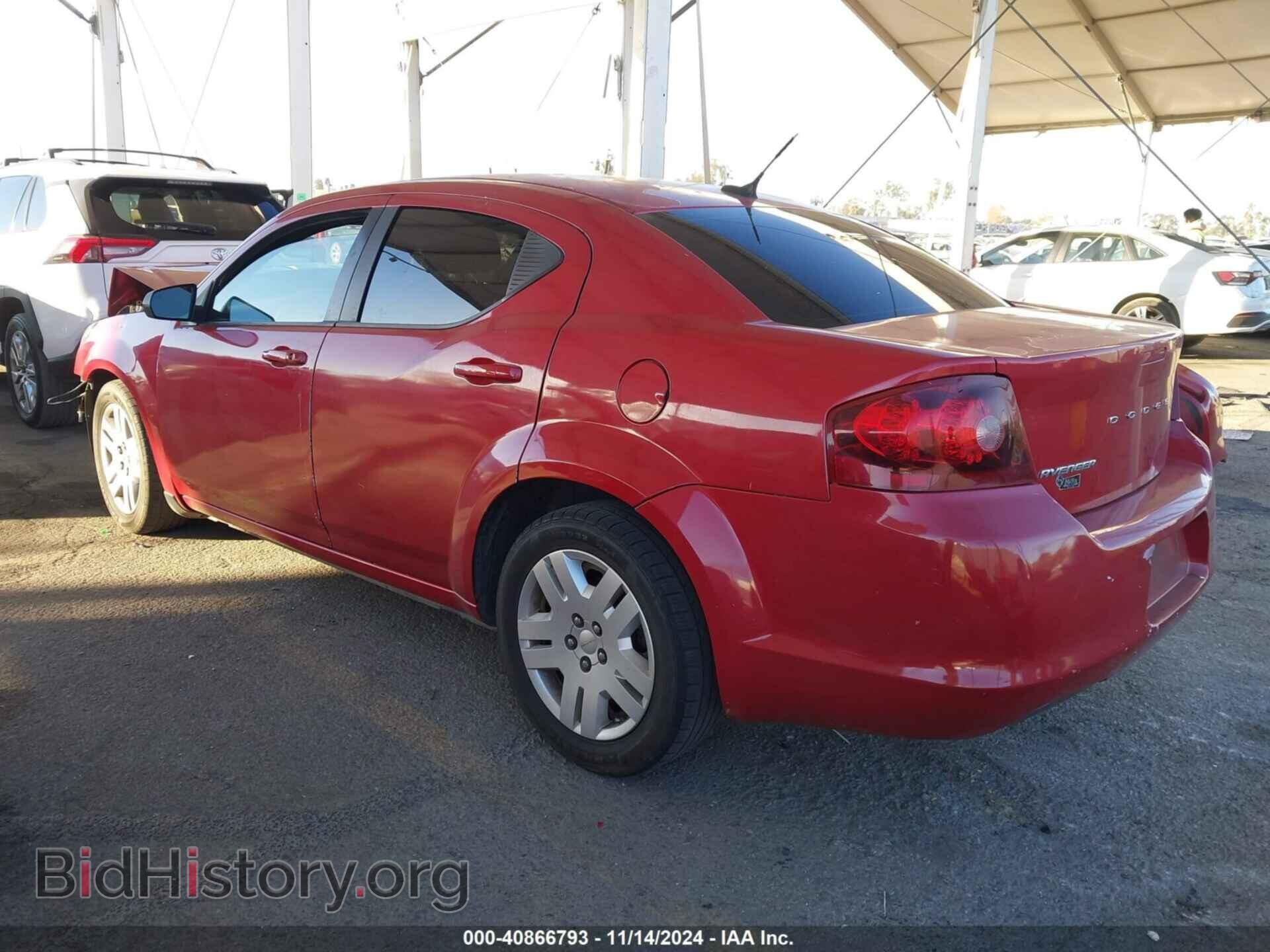 2013 DODGE AVENGER - VIN: 1C3CDZAB7DN518707 - Фото 3