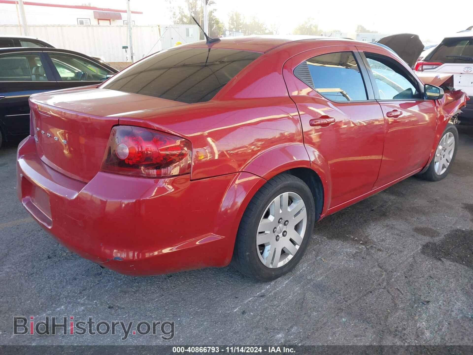 2013 DODGE AVENGER - VIN: 1C3CDZAB7DN518707 - Фото 4