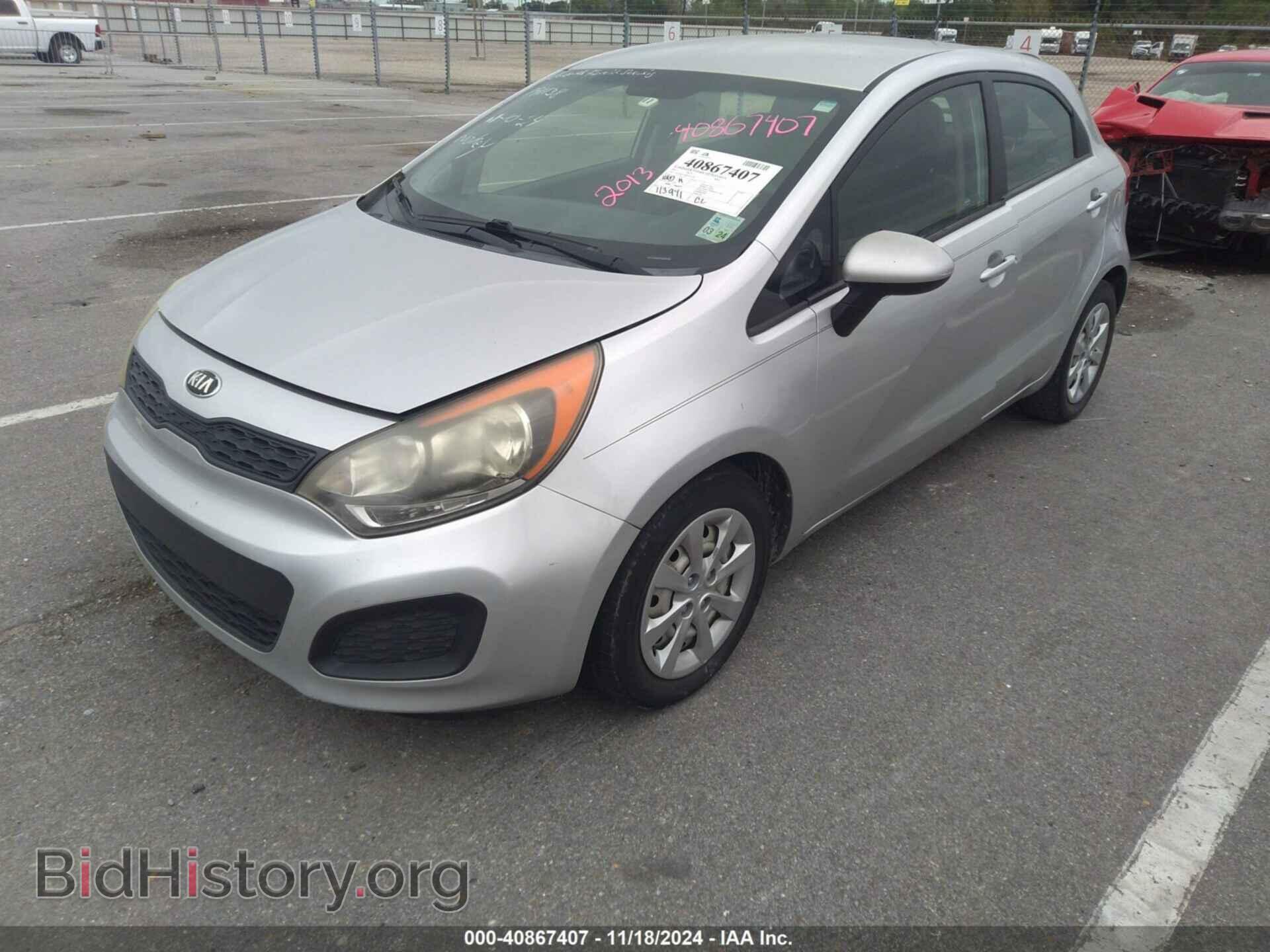 2013 KIA RIO - VIN: KNADM5A30D6191138 - Фото 2
