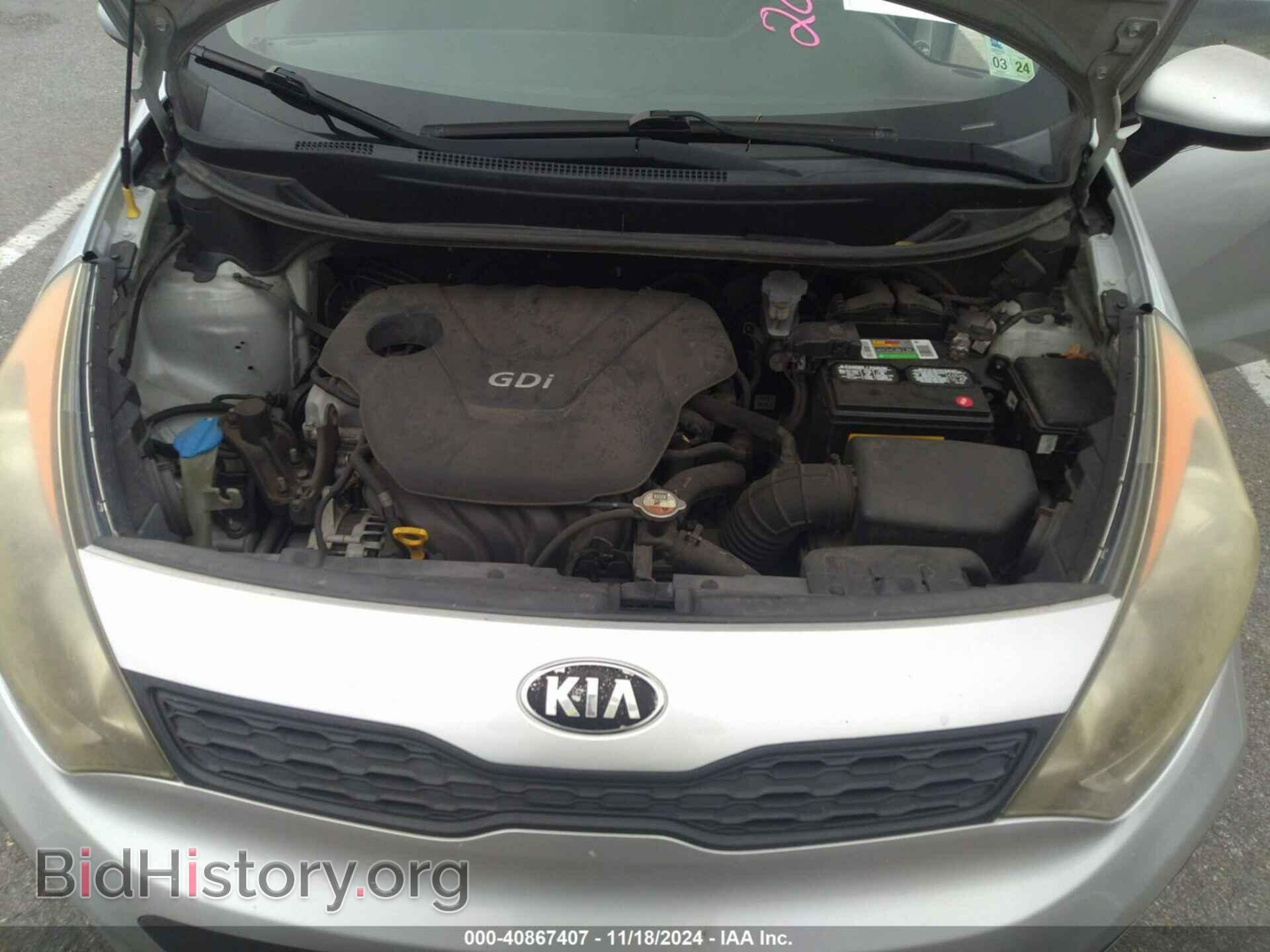 2013 KIA RIO - VIN: KNADM5A30D6191138 - Фото 10