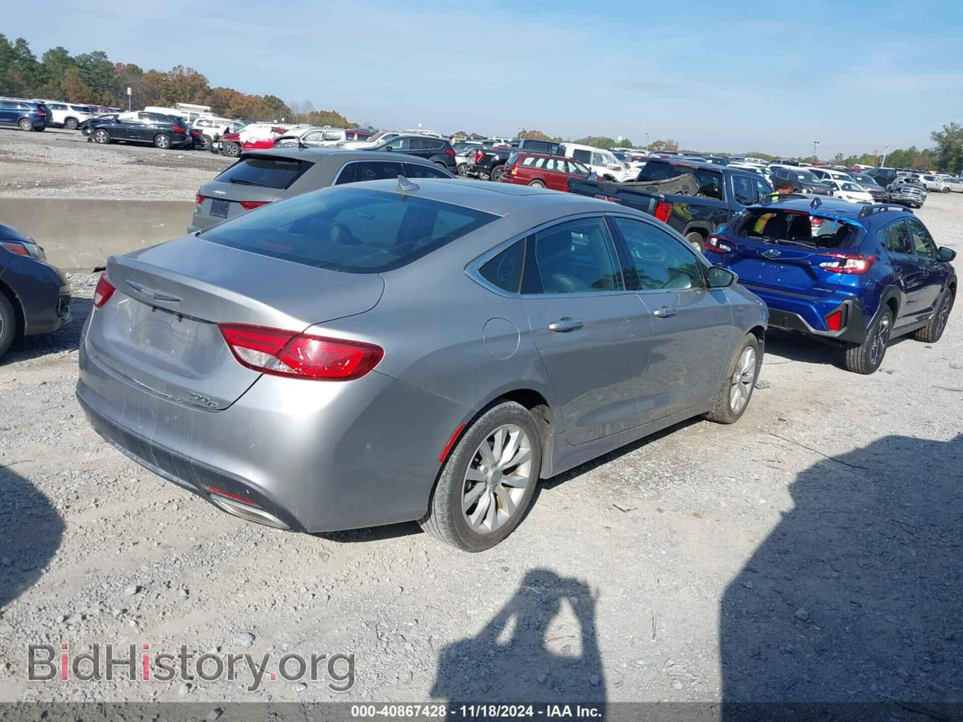 2015 CHRYSLER 200 - VIN: 1C3CCCCGXFN633653 - Фото 4