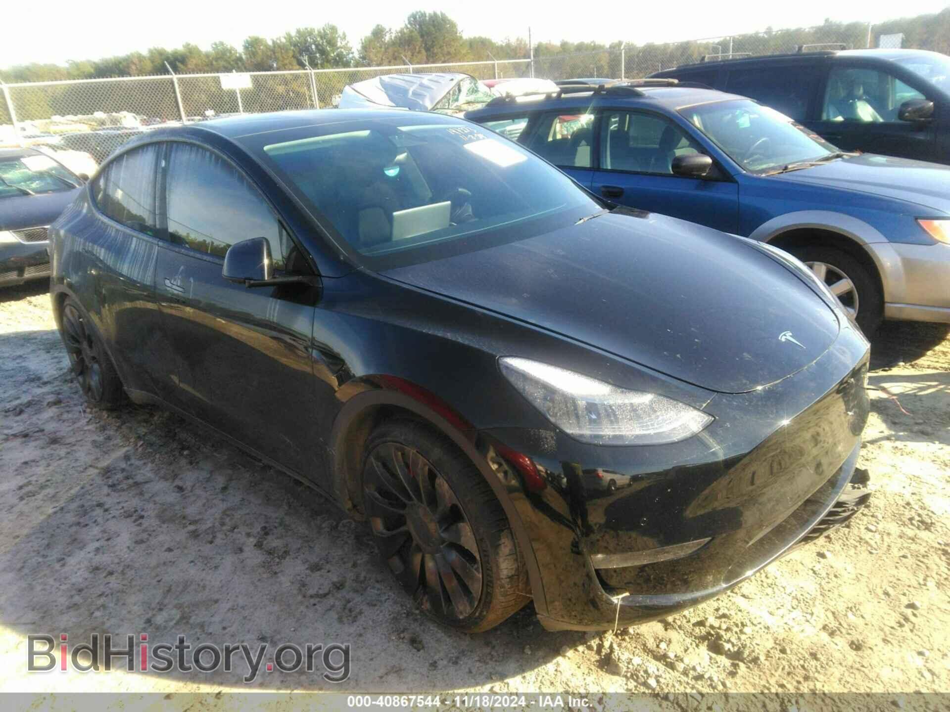 Photo 5YJYGDEF5MF197273 - TESLA MODEL Y 2021