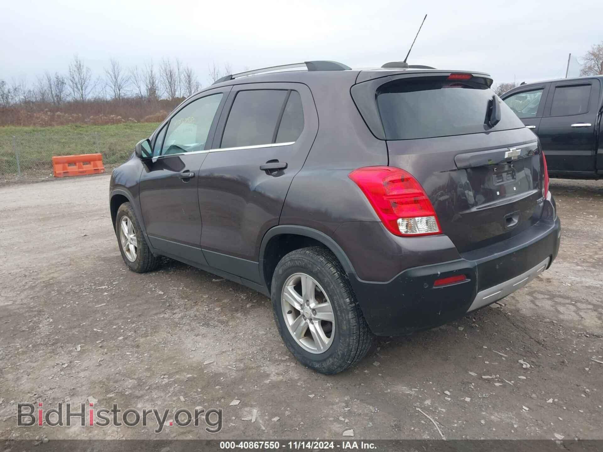 2016 CHEVROLET TRAX - VIN: 3GNCJPSB0GL215125 - Фото 3