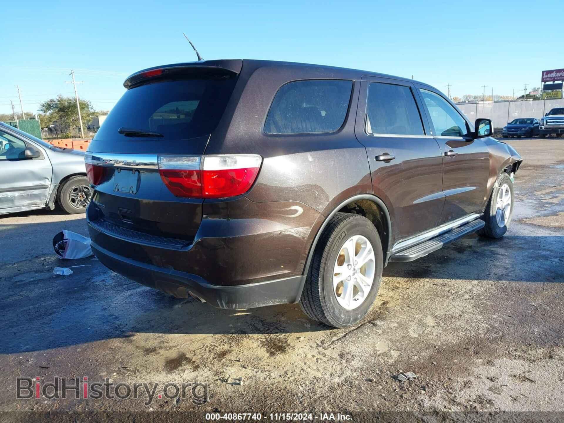 2012 DODGE DURANGO - VIN: 1C4RDJAG6CC196929 - Фото 4