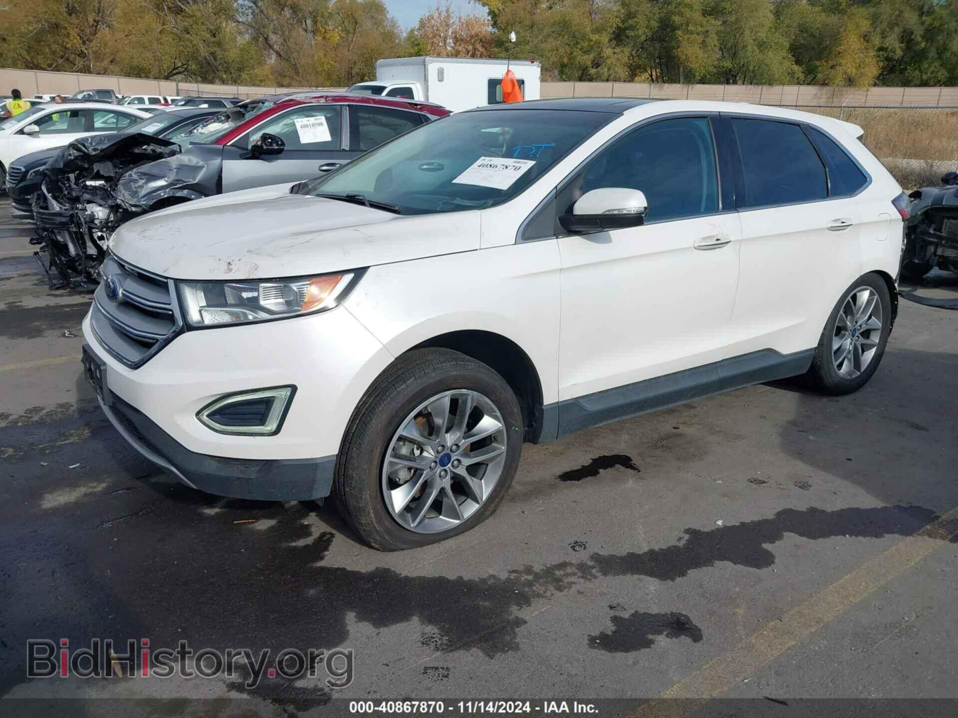 2015 FORD EDGE - VIN: 2FMTK3K99FBB06292 - Фото 2