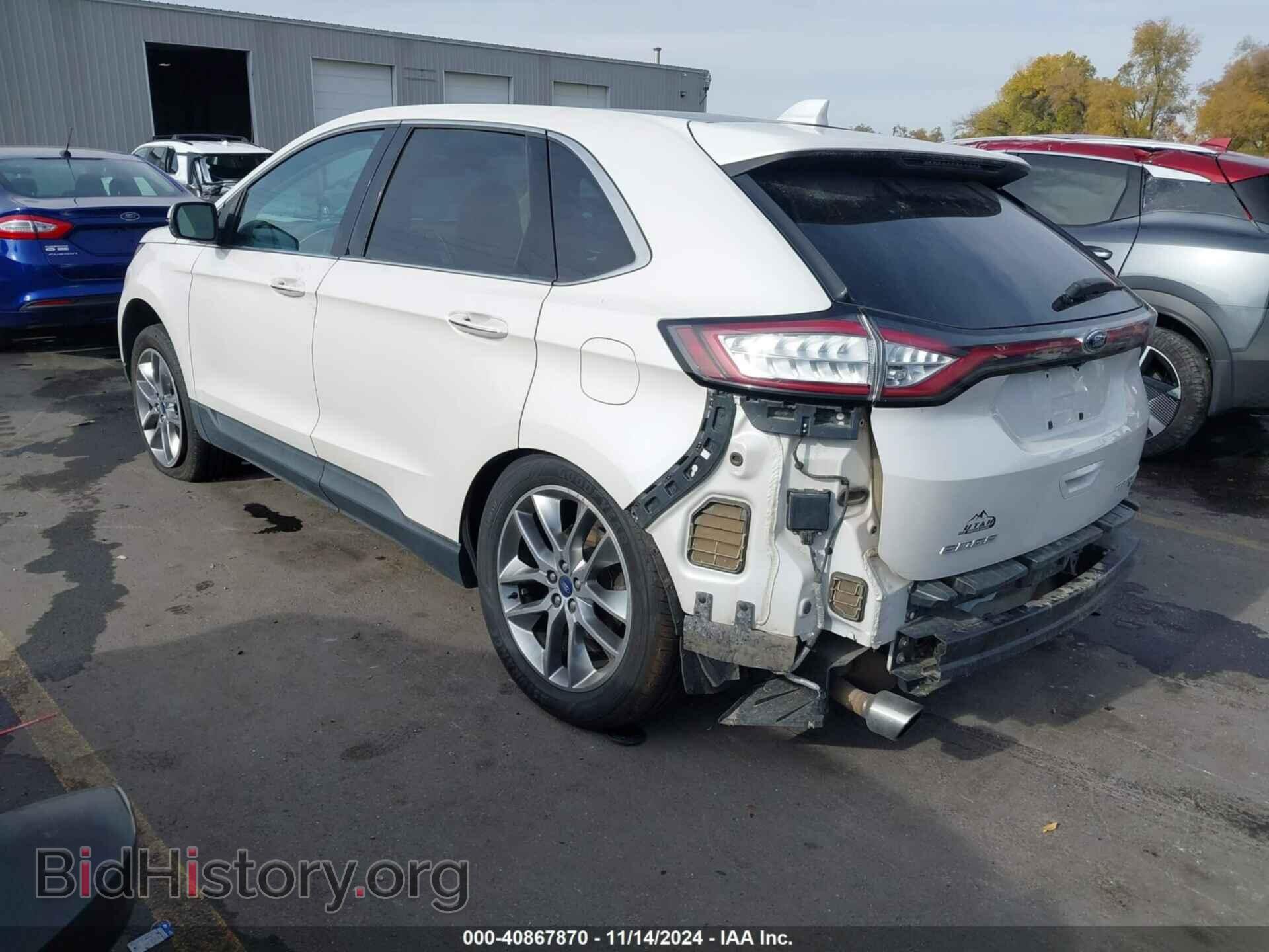 2015 FORD EDGE - VIN: 2FMTK3K99FBB06292 - Фото 3