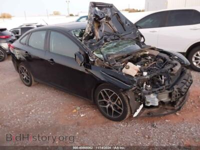 2017 Ford FOCUS SEL, black — VIN 1FADP3H25HL318748, IAAI