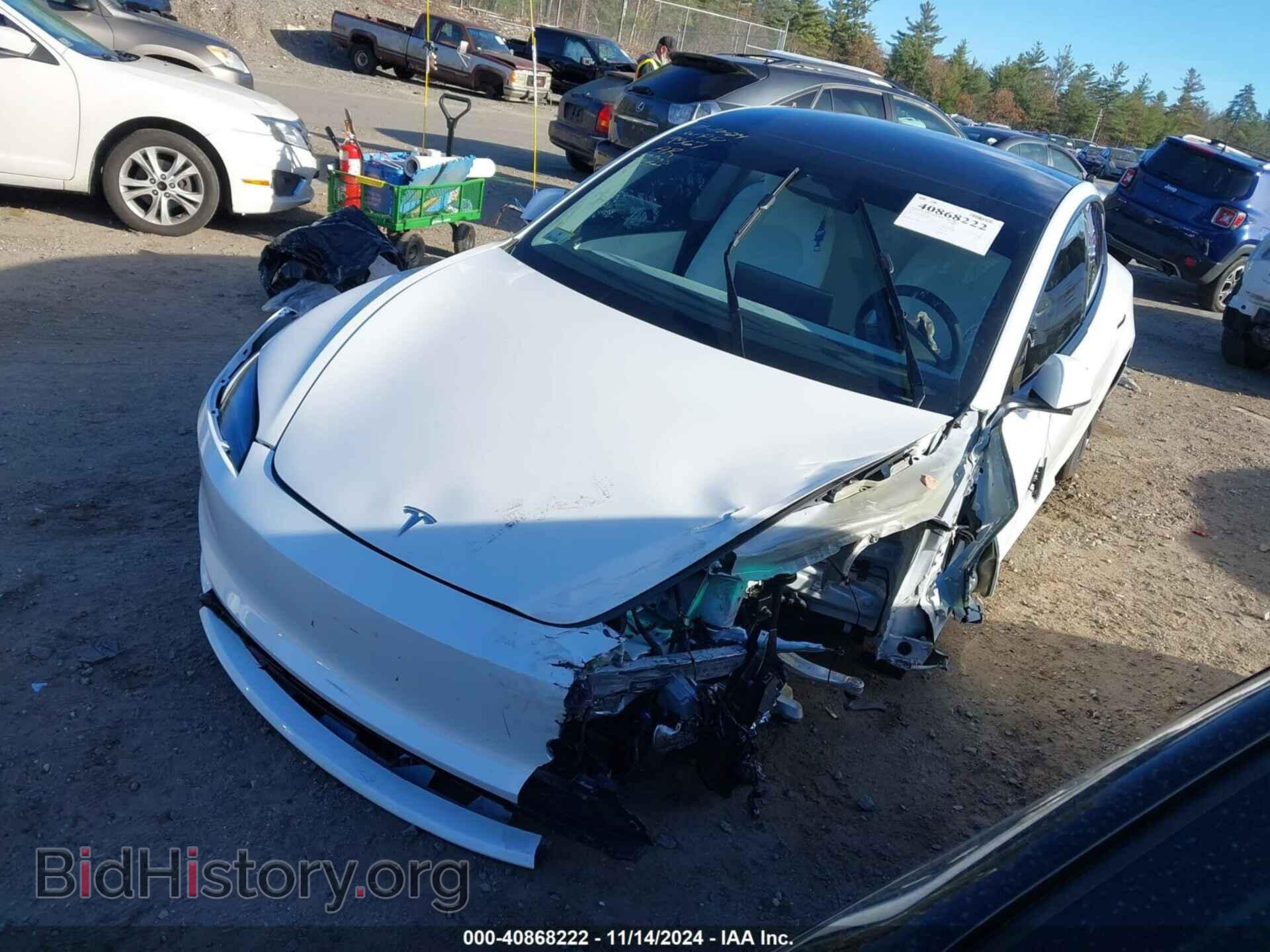 2024 TESLA MODEL 3 - VIN: 5YJ3E1EA4RF849567 - Фото 2