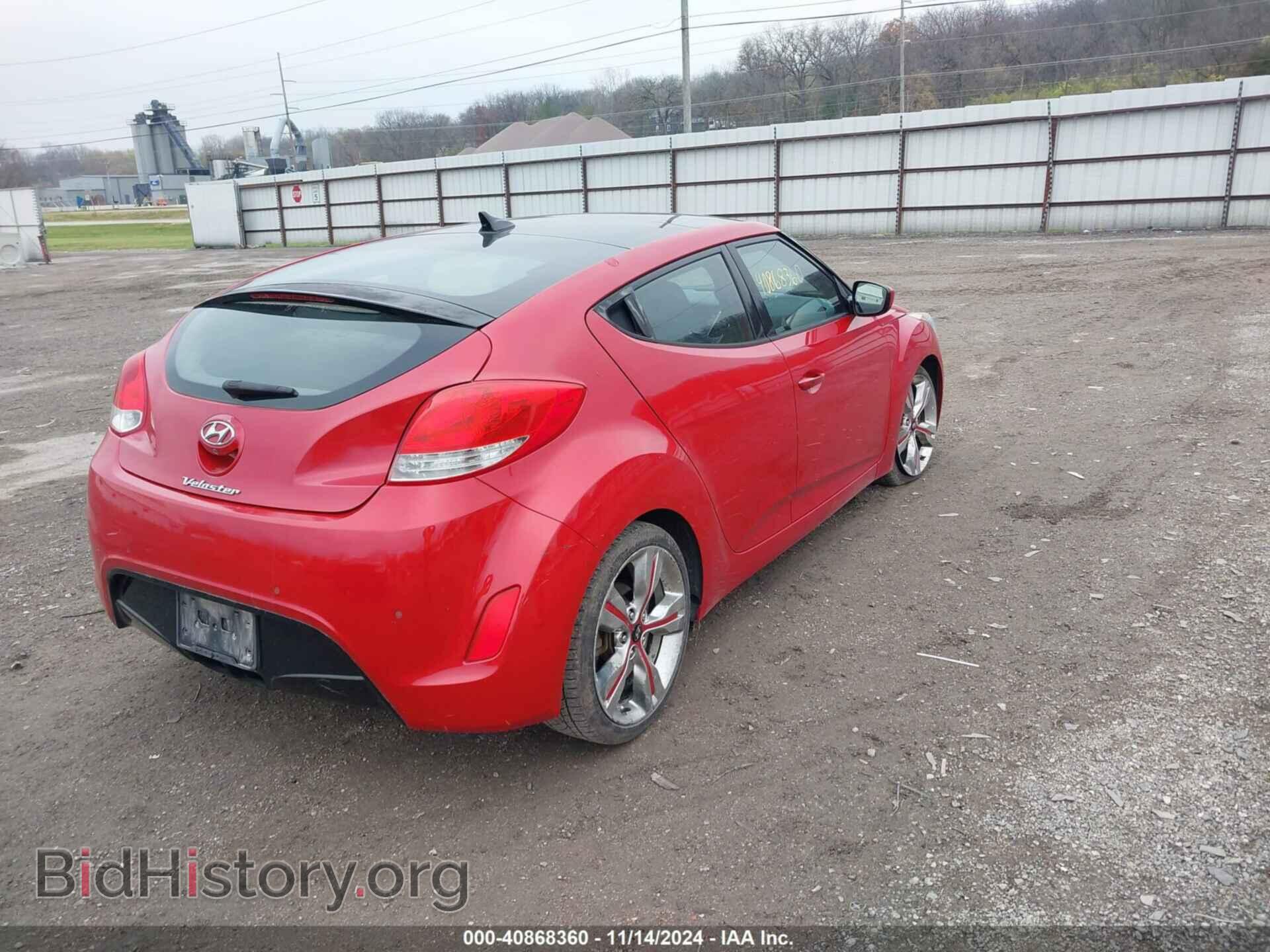 2015 HYUNDAI VELOSTER - VIN: KMHTC6AD3FU238298 - Фото 4