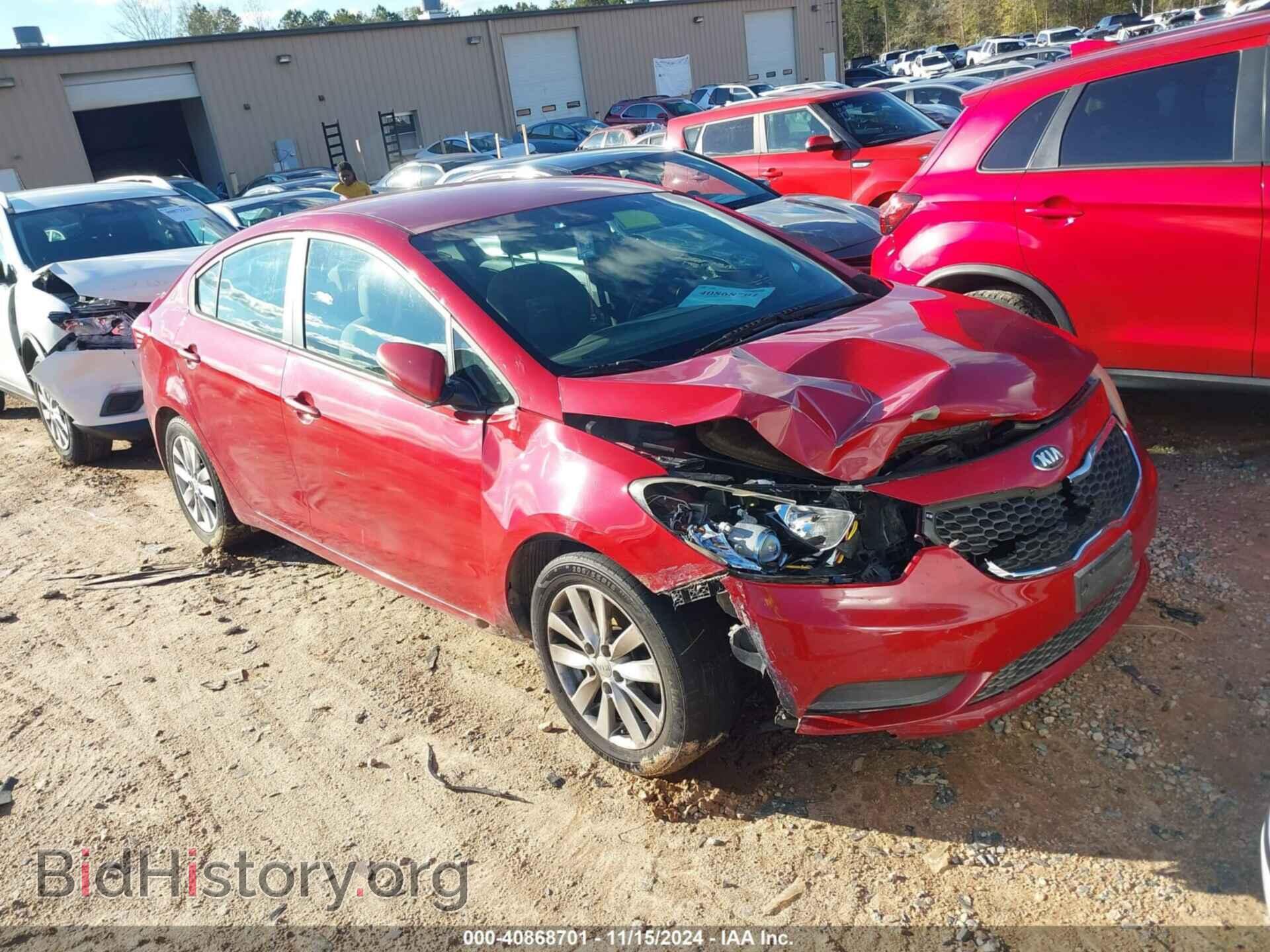Photo KNAFX4A65F5398931 - KIA FORTE 2015