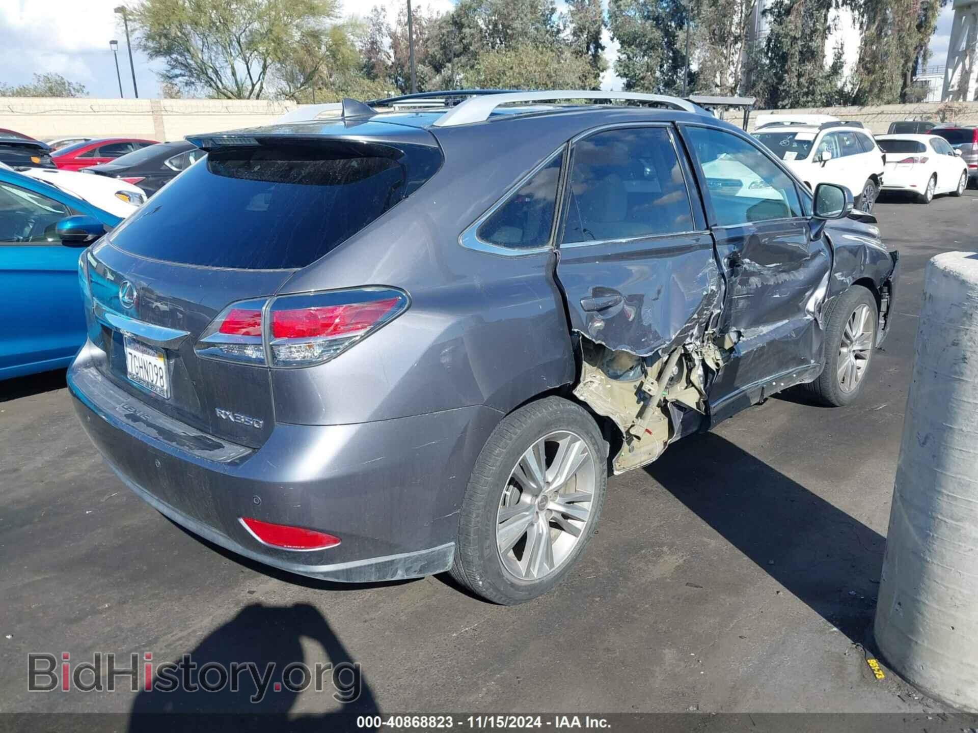 2015 LEXUS RX 350 - VIN: 2T2BK1BA3FC270140 - Фото 4