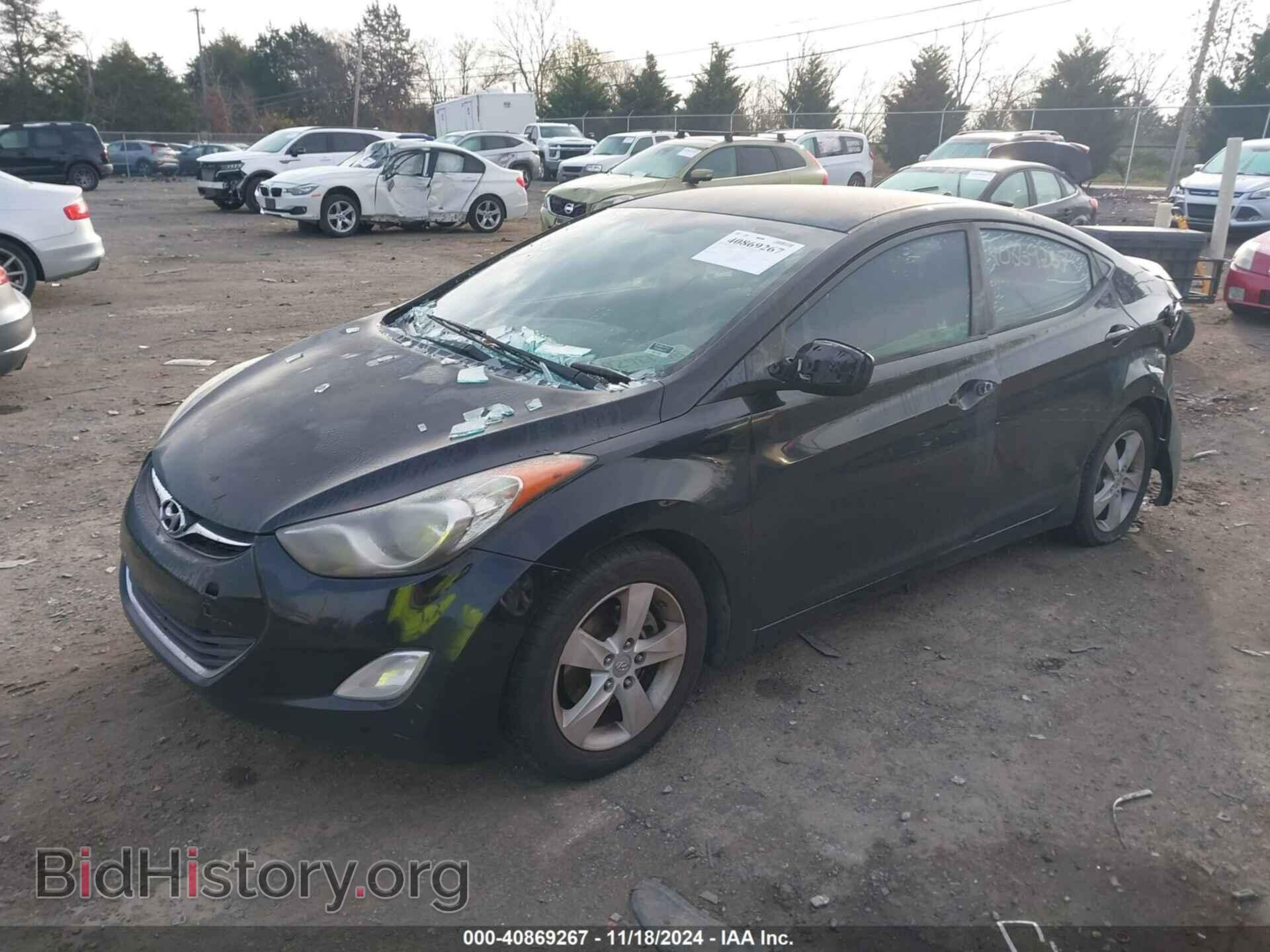 2012 HYUNDAI ELANTRA - VIN: 5NPDH4AE5CH113526 - Фото 2