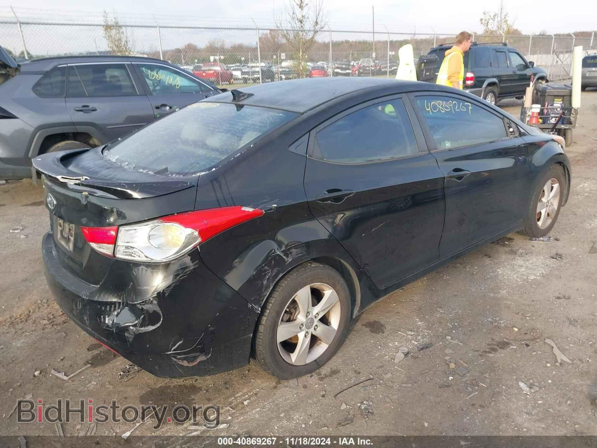 2012 HYUNDAI ELANTRA - VIN: 5NPDH4AE5CH113526 - Фото 4
