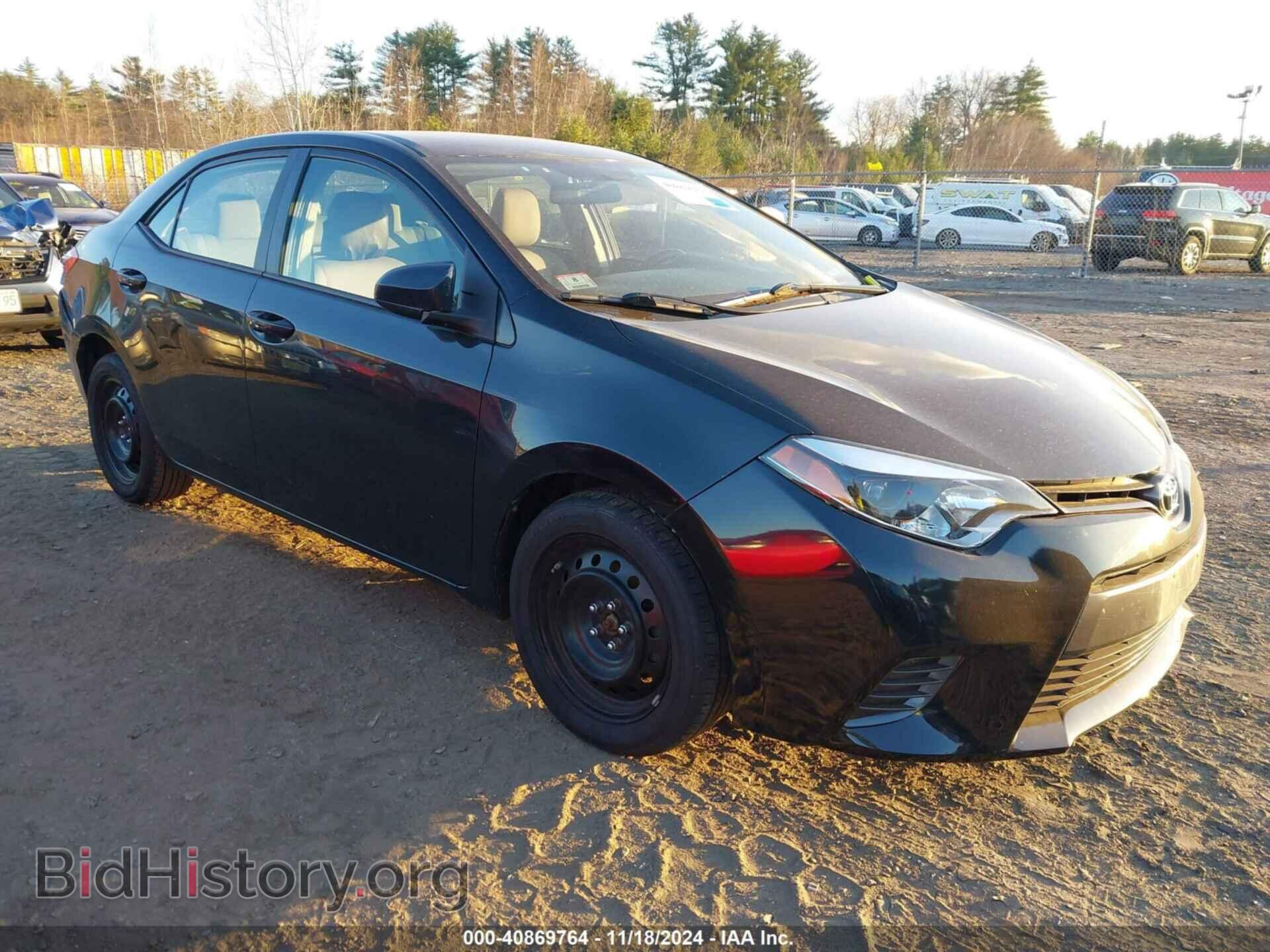 Фотография 2T1BURHE2GC566565 - TOYOTA COROLLA 2016