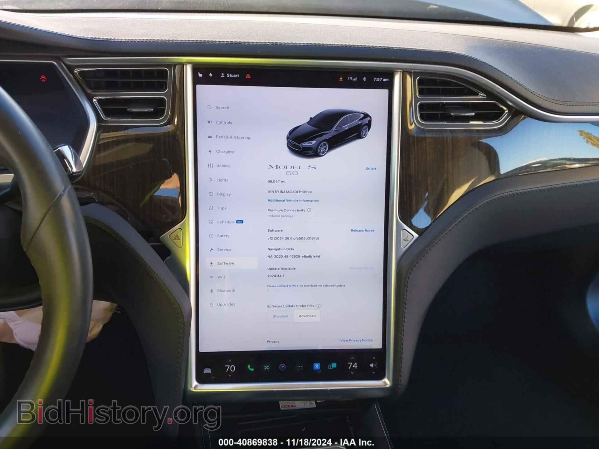 2013 TESLA MODEL S - VIN: 5YJSA1AC3DFP10599 - Photo 7