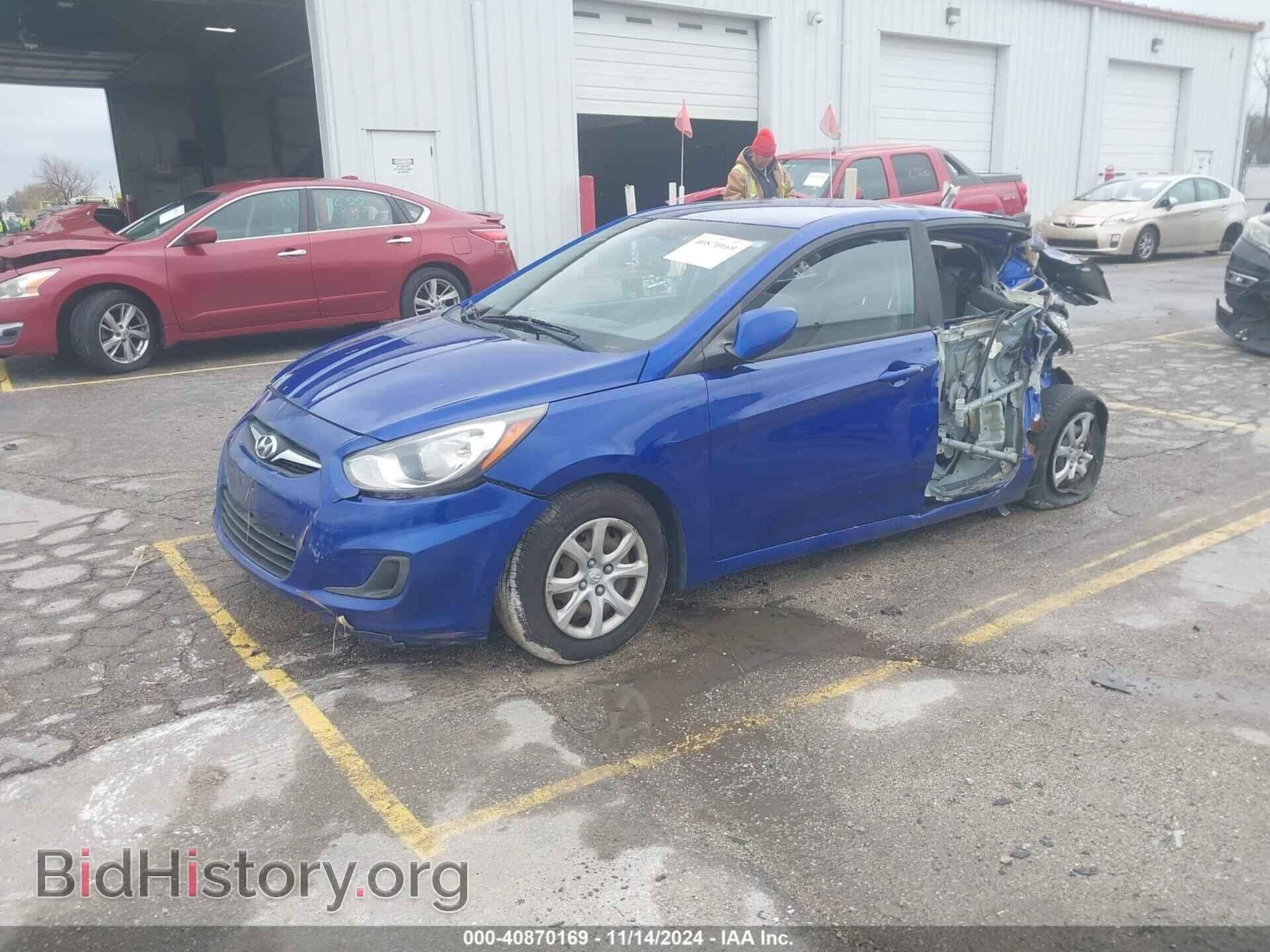 2013 HYUNDAI ACCENT - VIN: KMHCT4AE1DU553790 - Фото 2