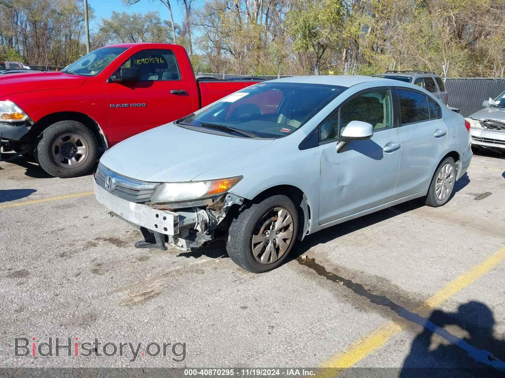 2012 HONDA CIVIC - VIN: 19XFB2F52CE303215 - Фото 2