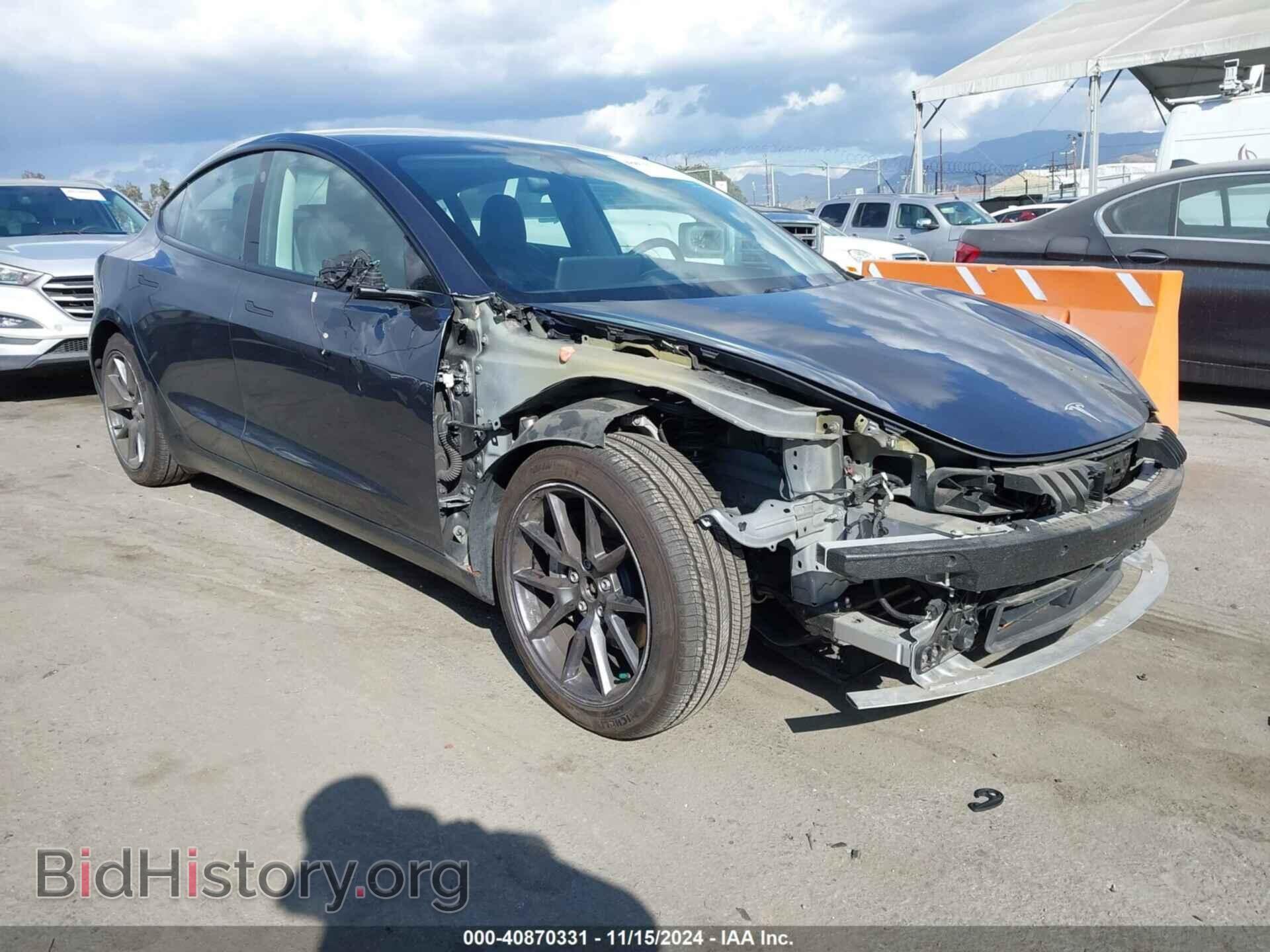 Photo 5YJ3E1EB9MF071266 - TESLA MODEL 3 2021
