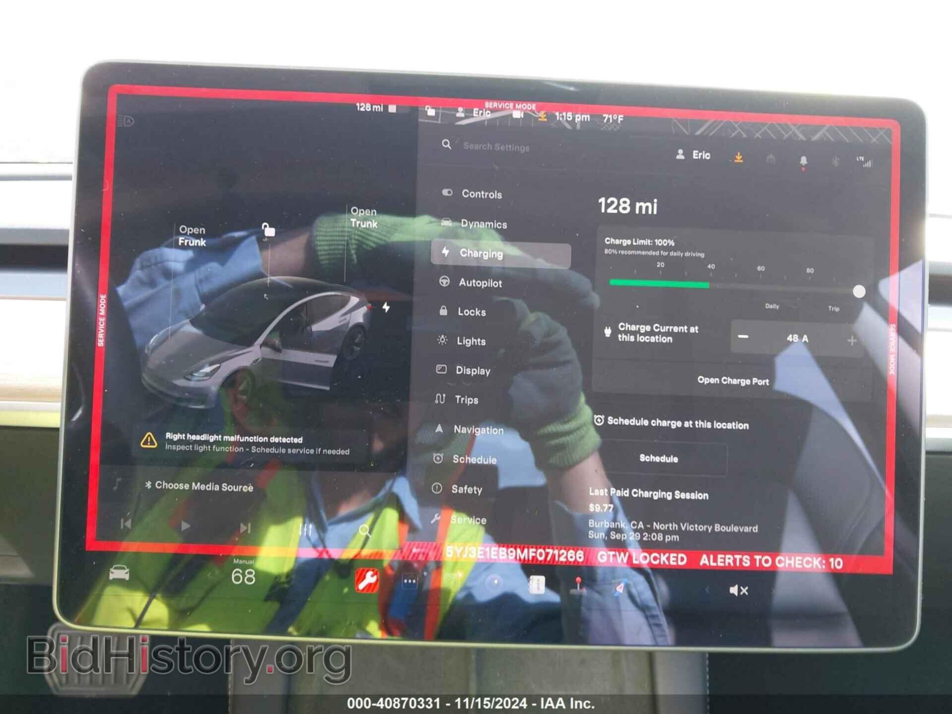 2021 TESLA MODEL 3 - VIN: 5YJ3E1EB9MF071266 - Фото 18
