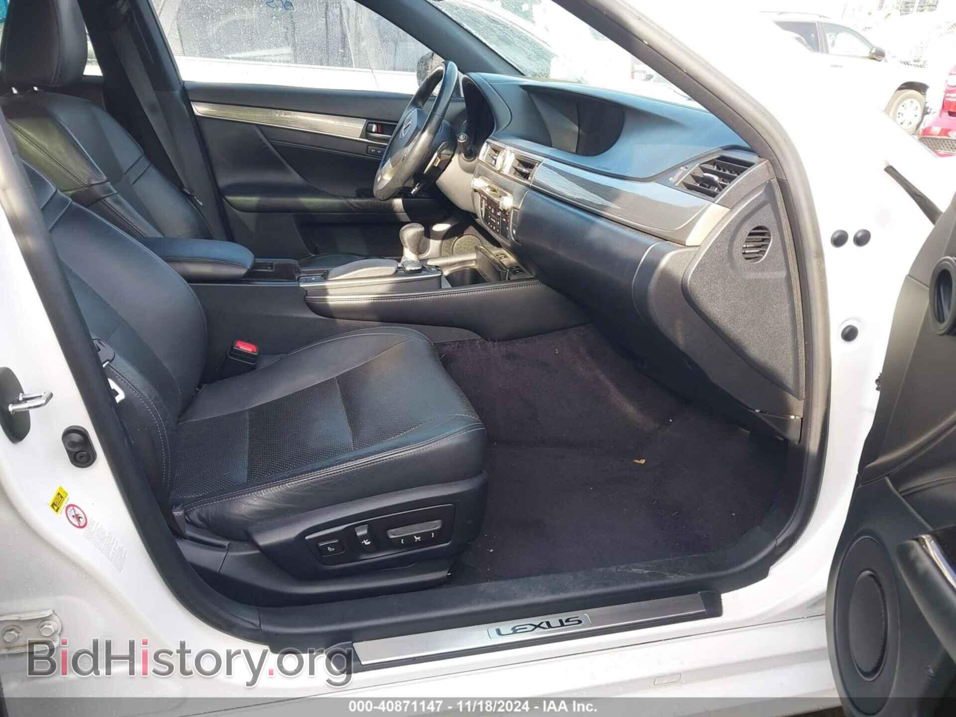 2013 LEXUS GS - VIN: JTHCE1BL3D5013165 - Photo 5
