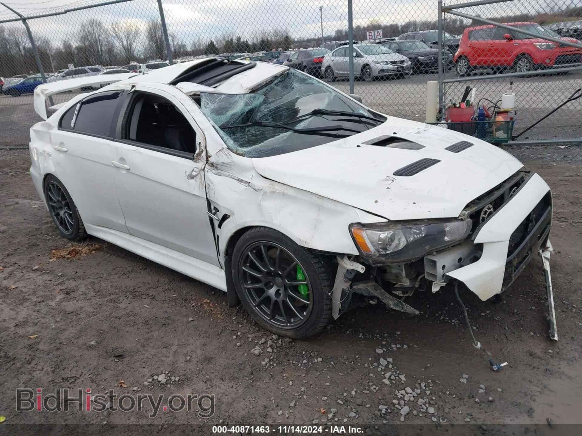Photo JA32W8FV5EU012572 - MITSUBISHI LANCER EVOLUTION 2014