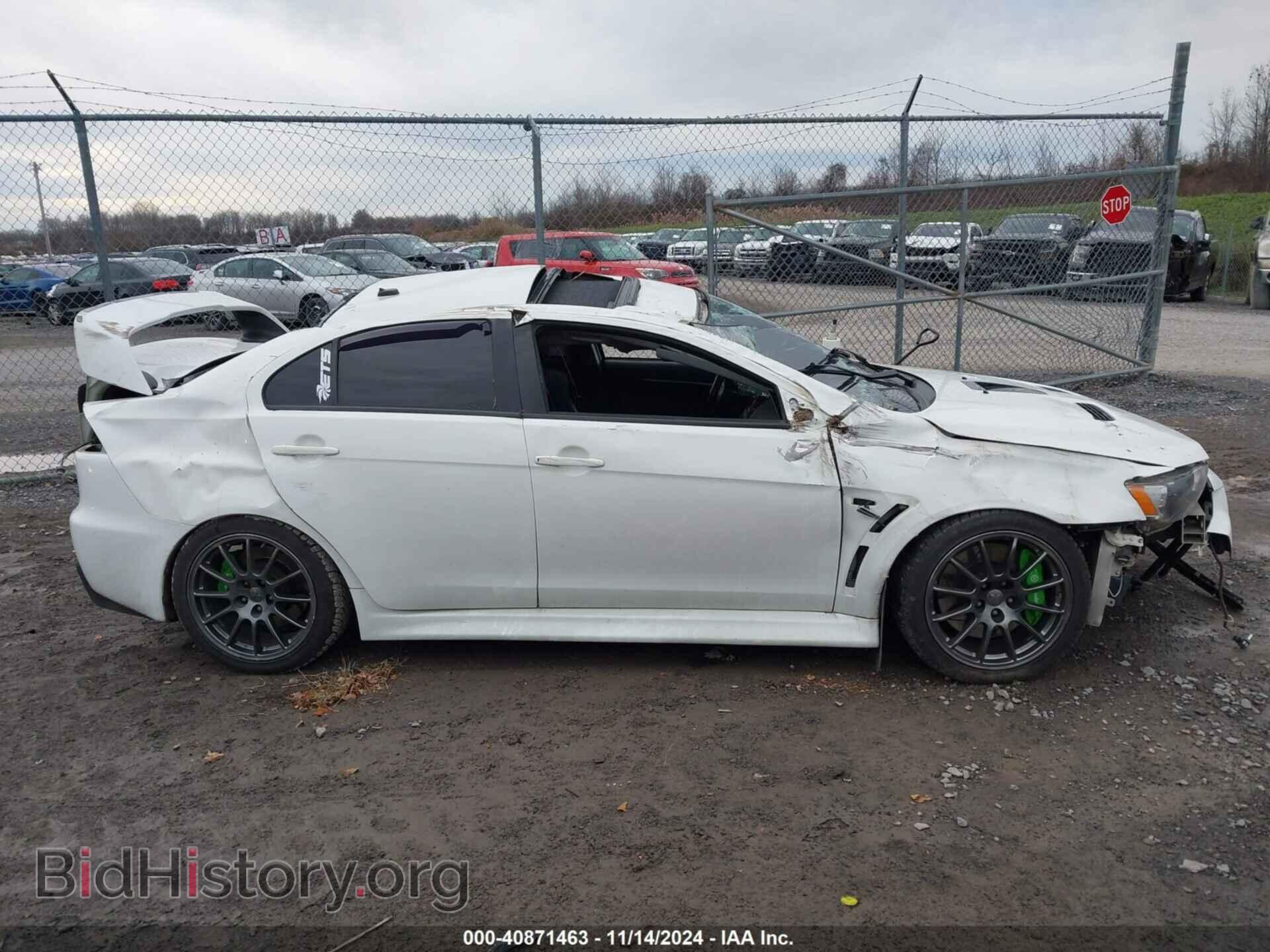 2014 MITSUBISHI LANCER EVOLUTION - VIN: JA32W8FV5EU012572 - Фото 14