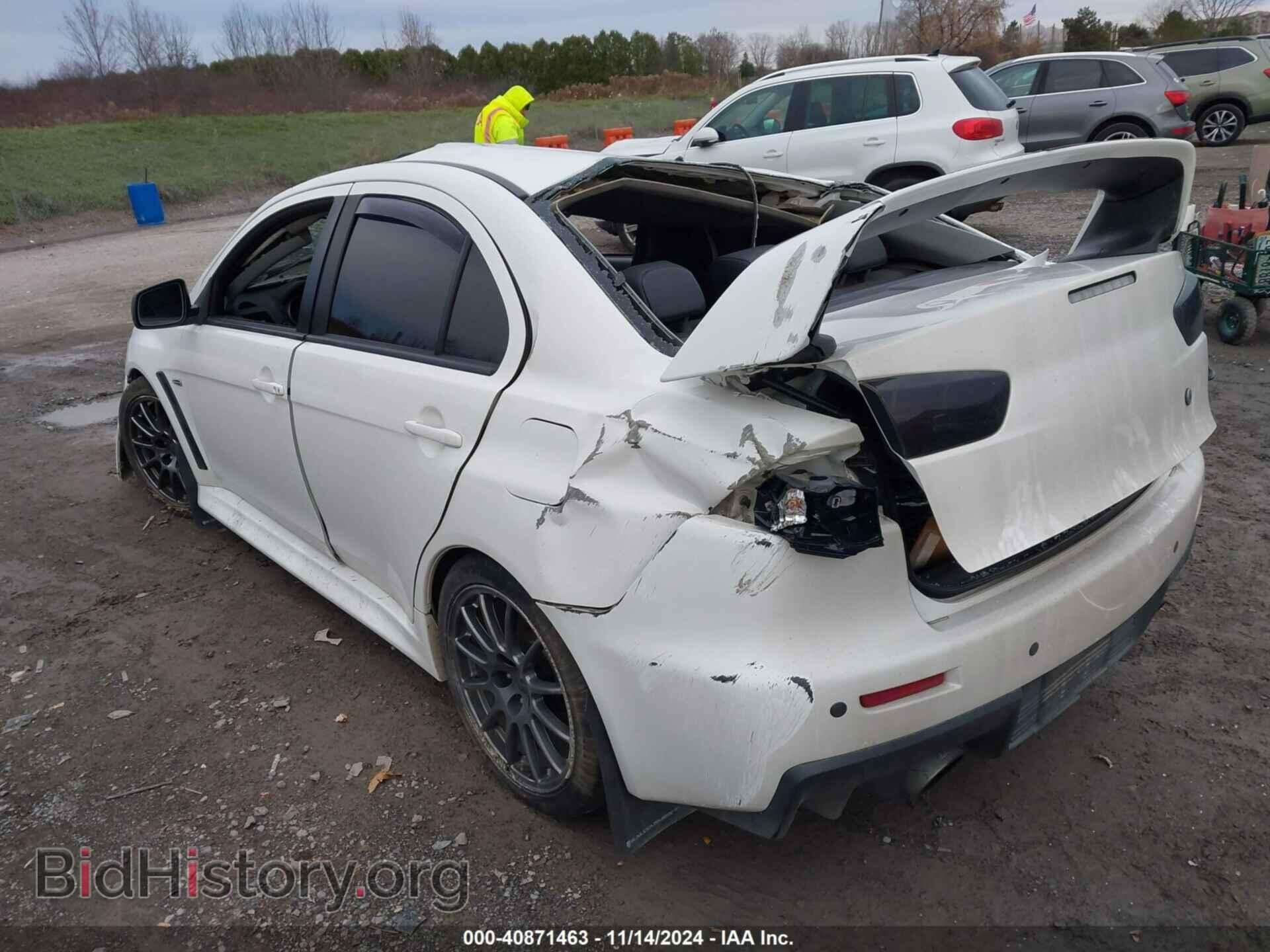 2014 MITSUBISHI LANCER EVOLUTION - VIN: JA32W8FV5EU012572 - Фото 3
