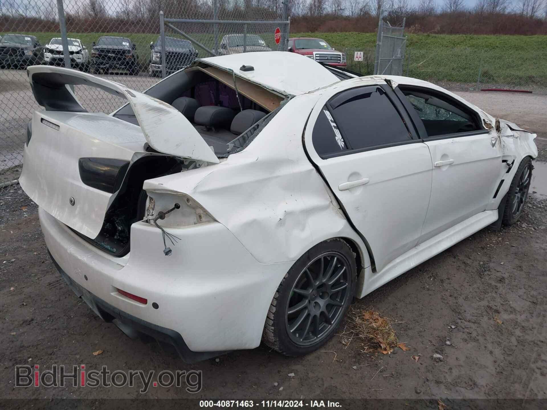 2014 MITSUBISHI LANCER EVOLUTION - VIN: JA32W8FV5EU012572 - Фото 4