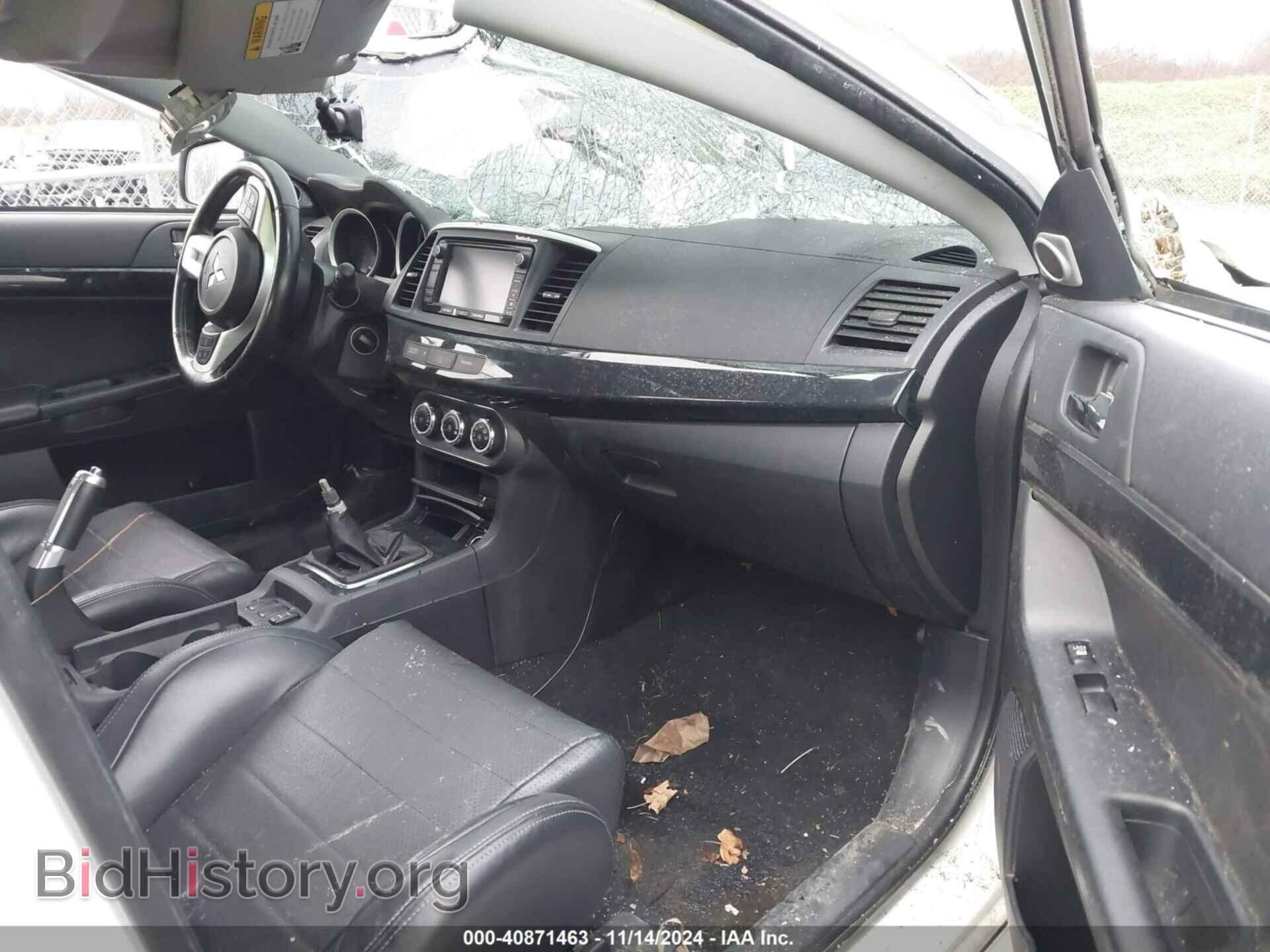 2014 MITSUBISHI LANCER EVOLUTION - VIN: JA32W8FV5EU012572 - Фото 5