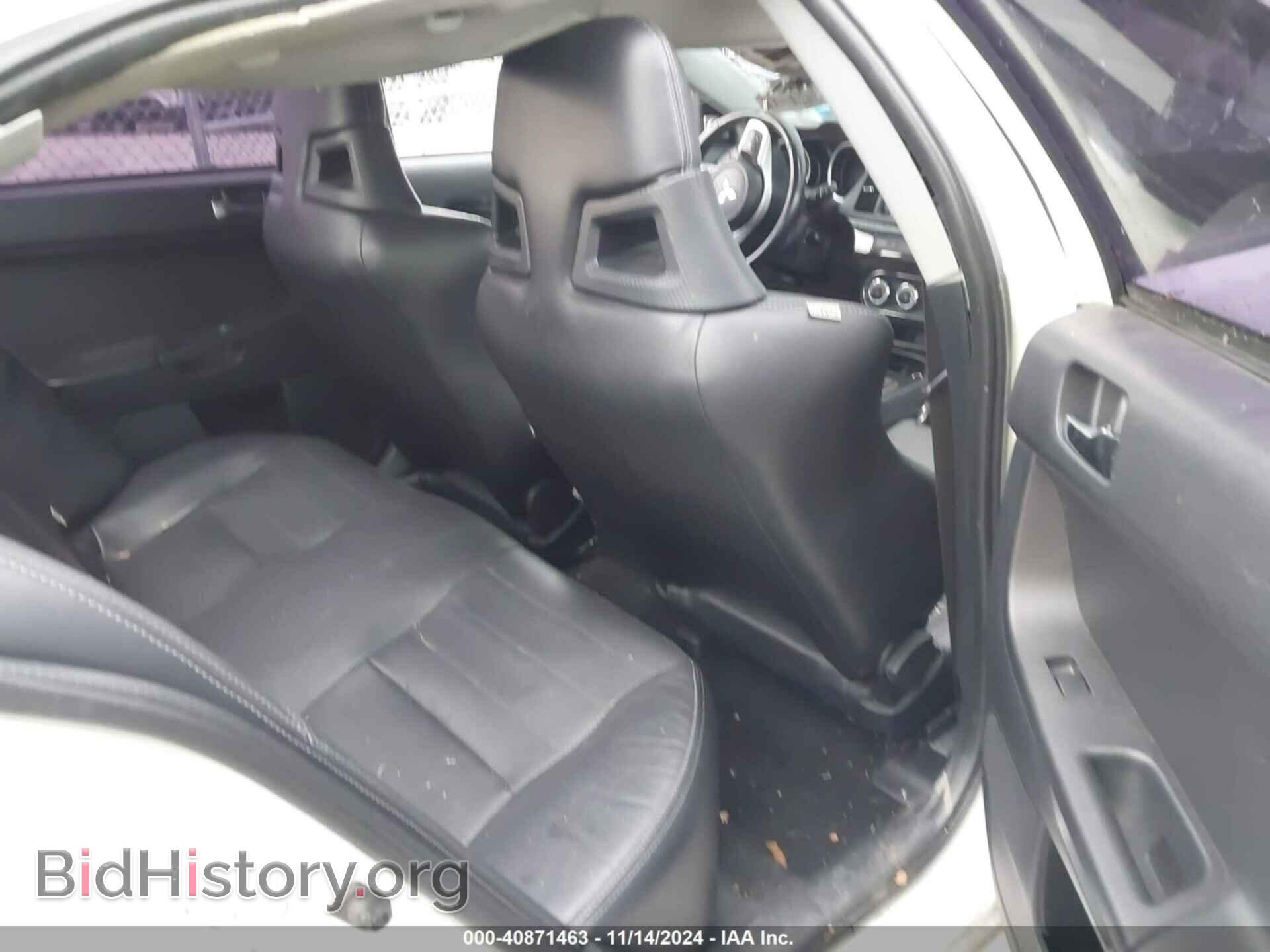 2014 MITSUBISHI LANCER EVOLUTION - VIN: JA32W8FV5EU012572 - Фото 8