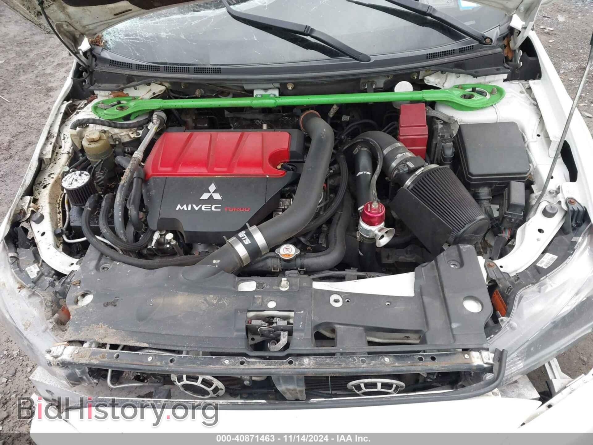 2014 MITSUBISHI LANCER EVOLUTION - VIN: JA32W8FV5EU012572 - Фото 10