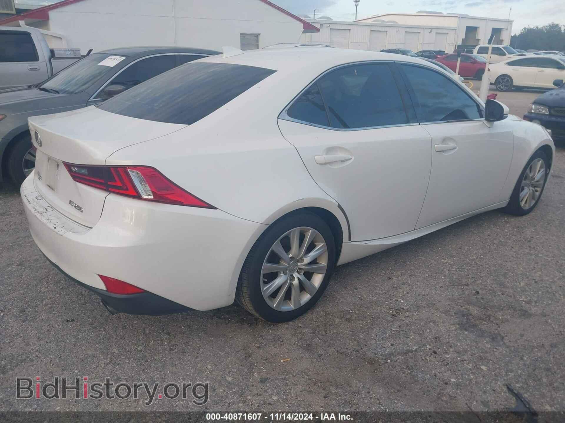 2014 LEXUS IS 250 - VIN: JTHBF1D29E5023634 - Фото 4