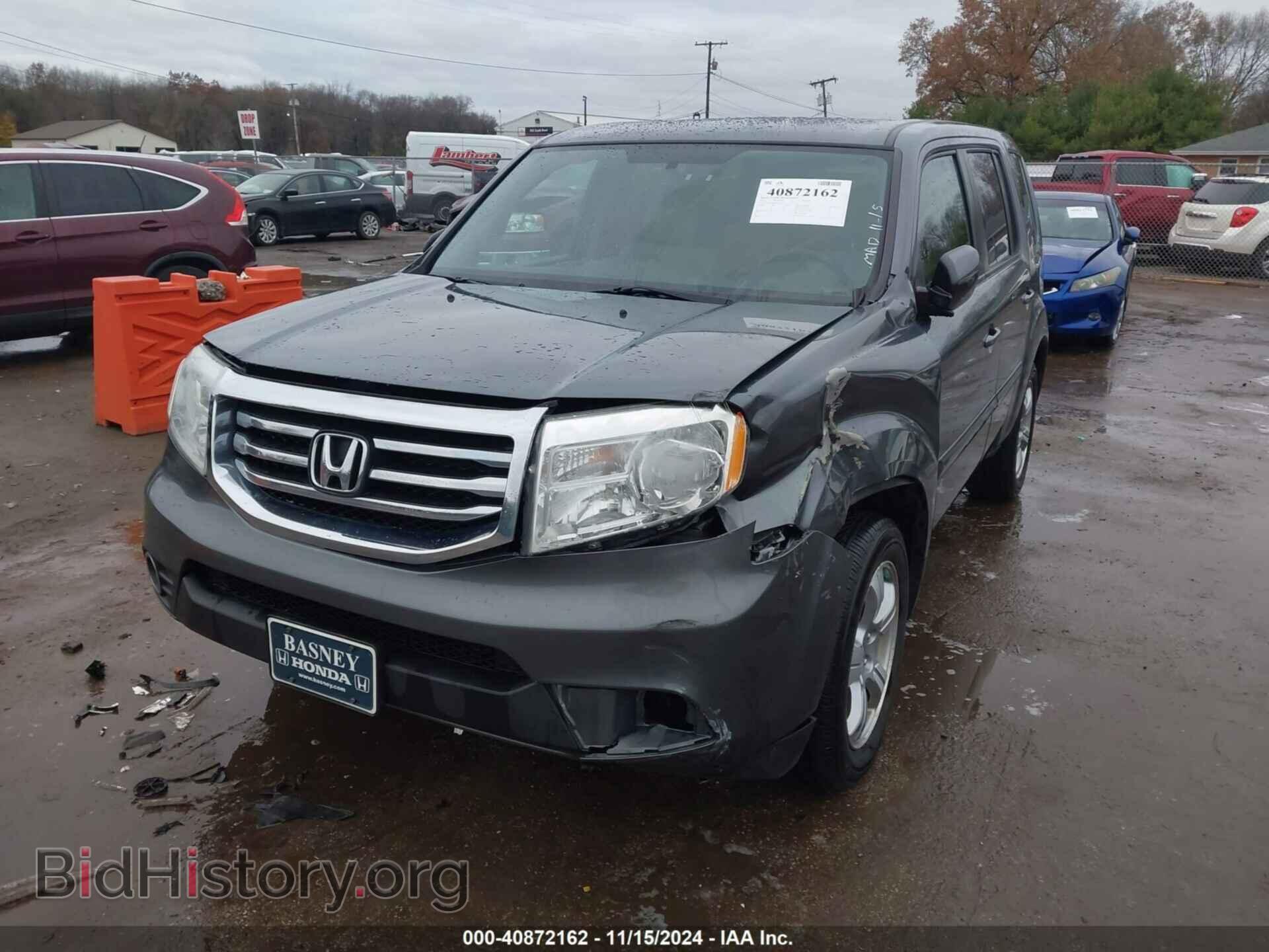 2013 HONDA PILOT - VIN: 5FNYF4H44DB017181 - Фото 2