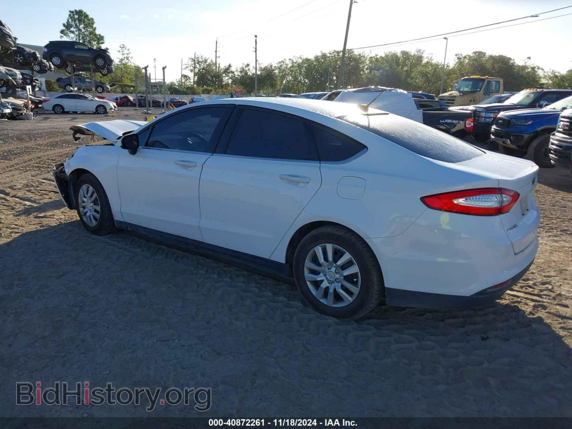 2013 FORD FUSION - VIN: 3FA6P0G79DR298486 - Фото 3