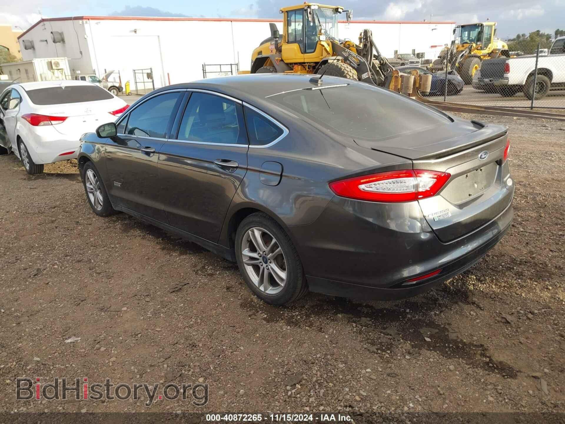 2016 FORD FUSION ENERGI - VIN: 3FA6P0SU3GR349501 - Фото 3