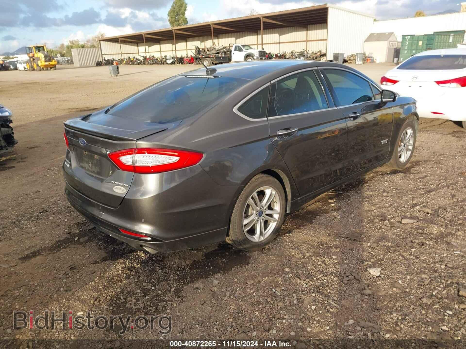 2016 FORD FUSION ENERGI - VIN: 3FA6P0SU3GR349501 - Фото 4