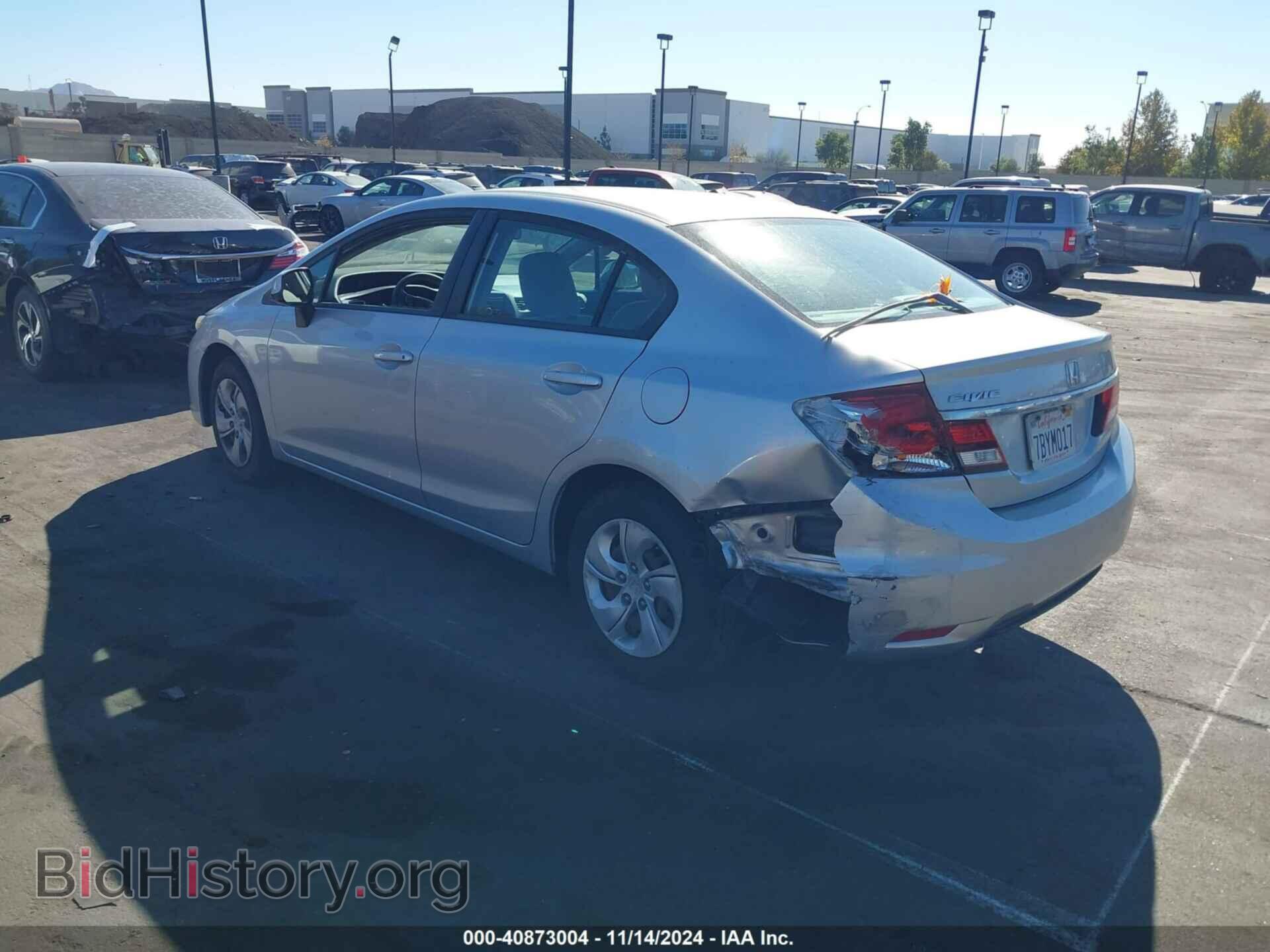 2013 HONDA CIVIC - VIN: 19XFB2F54DE277492 - Фото 3