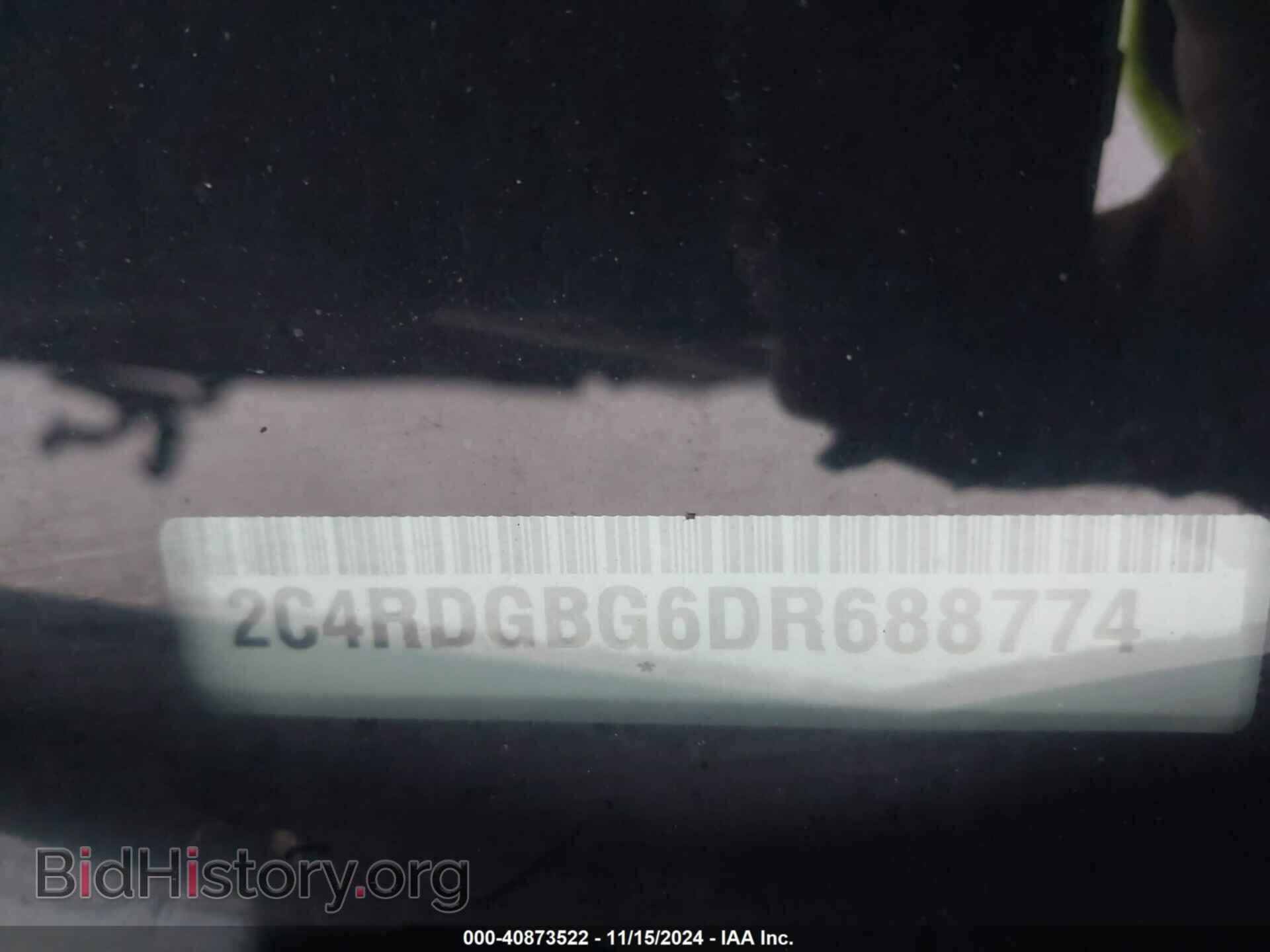 2013 DODGE GRAND CARAVAN - VIN: 2C4RDGBG6DR688774 - Фото 9