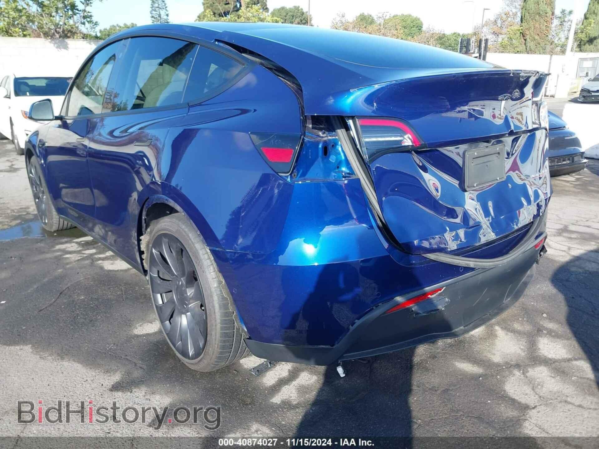 2022 TESLA MODEL Y - VIN: 7SAYGDEF5NF559607 - Фото 3