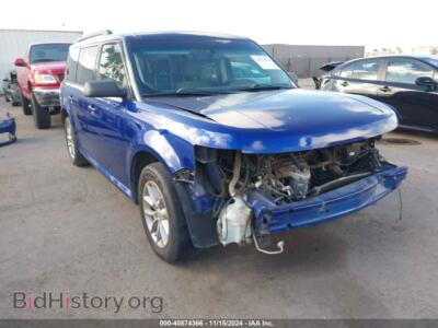2014 Ford FLEX SE, синий — VIN 2FMGK5B80EBD13723, IAAI