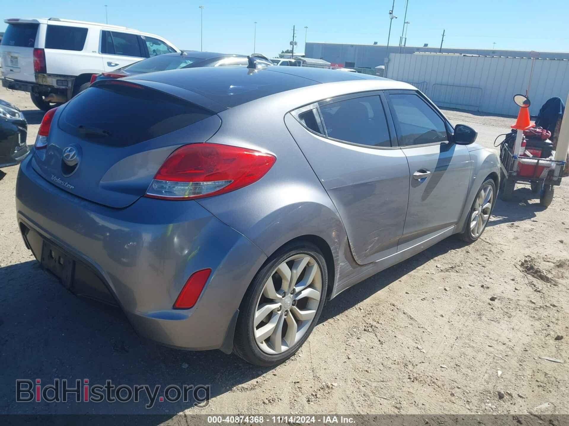2013 HYUNDAI VELOSTER - VIN: KMHTC6AD9DU174717 - Фото 4