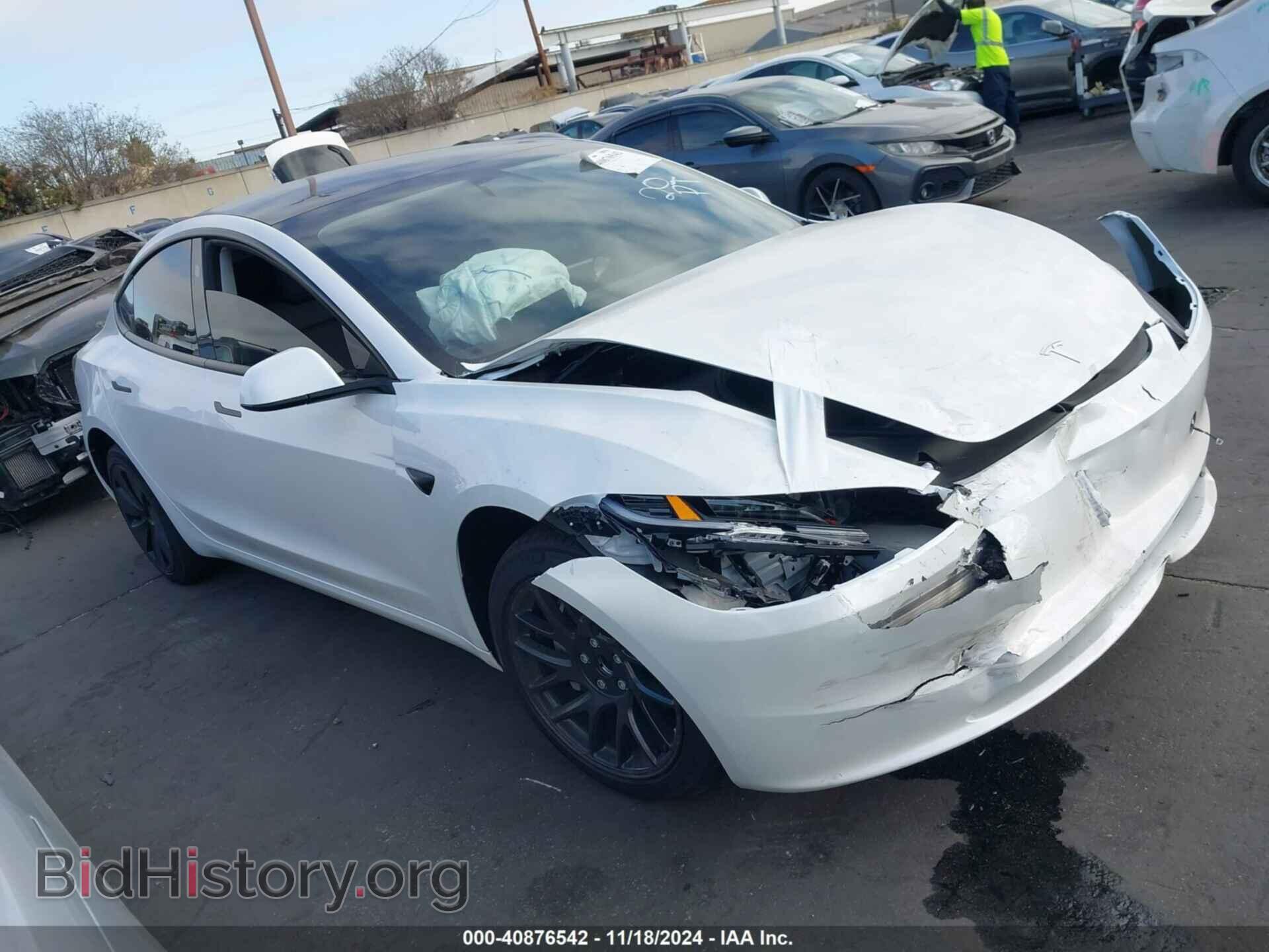 Photo 5YJ3E1EA5RF782381 - TESLA MODEL 3 2024