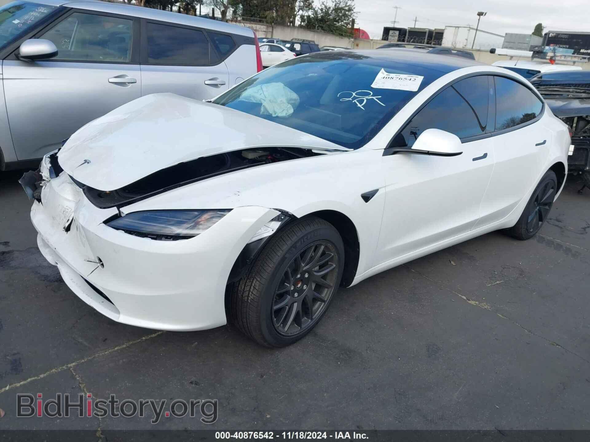 2024 TESLA MODEL 3 - VIN: 5YJ3E1EA5RF782381 - Photo 2