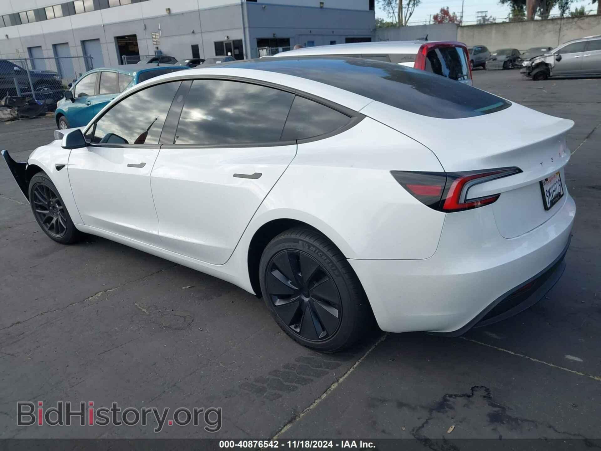 2024 TESLA MODEL 3 - VIN: 5YJ3E1EA5RF782381 - Photo 3
