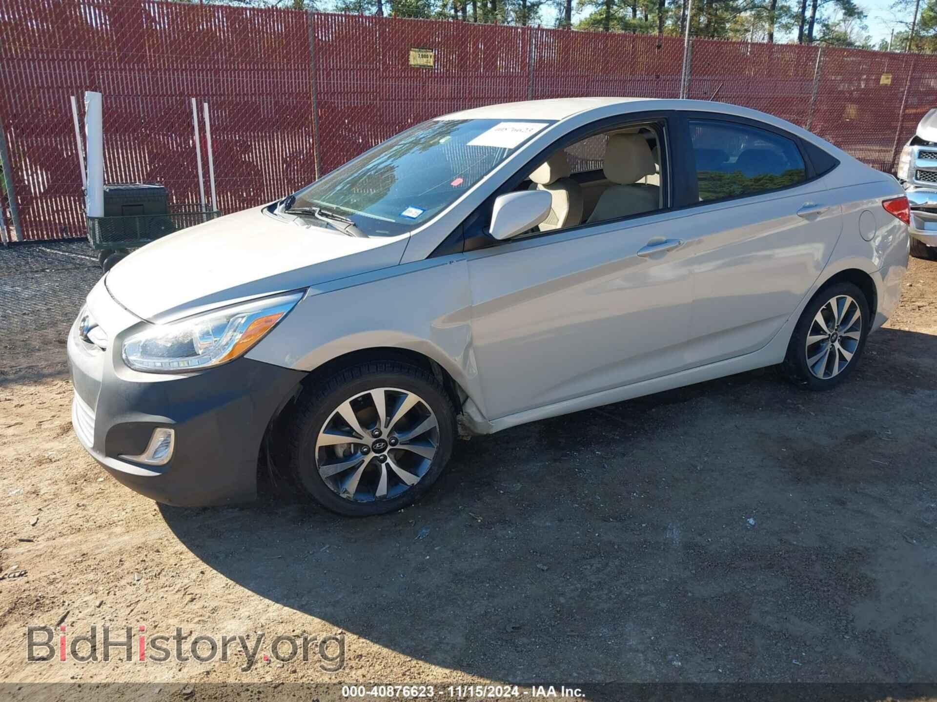 2016 HYUNDAI ACCENT - VIN: KMHCU4AE2GU160494 - Фото 2