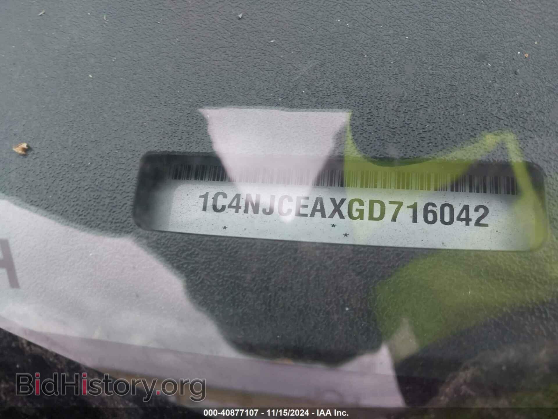 2016 JEEP COMPASS - VIN: 1C4NJCEAXGD716042 - Фото 9