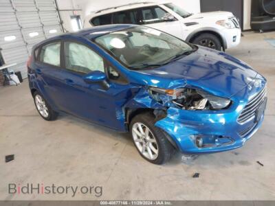 2019 Ford FIESTA SE, синий — VIN 3FADP4EJ2KM124458, IAAI