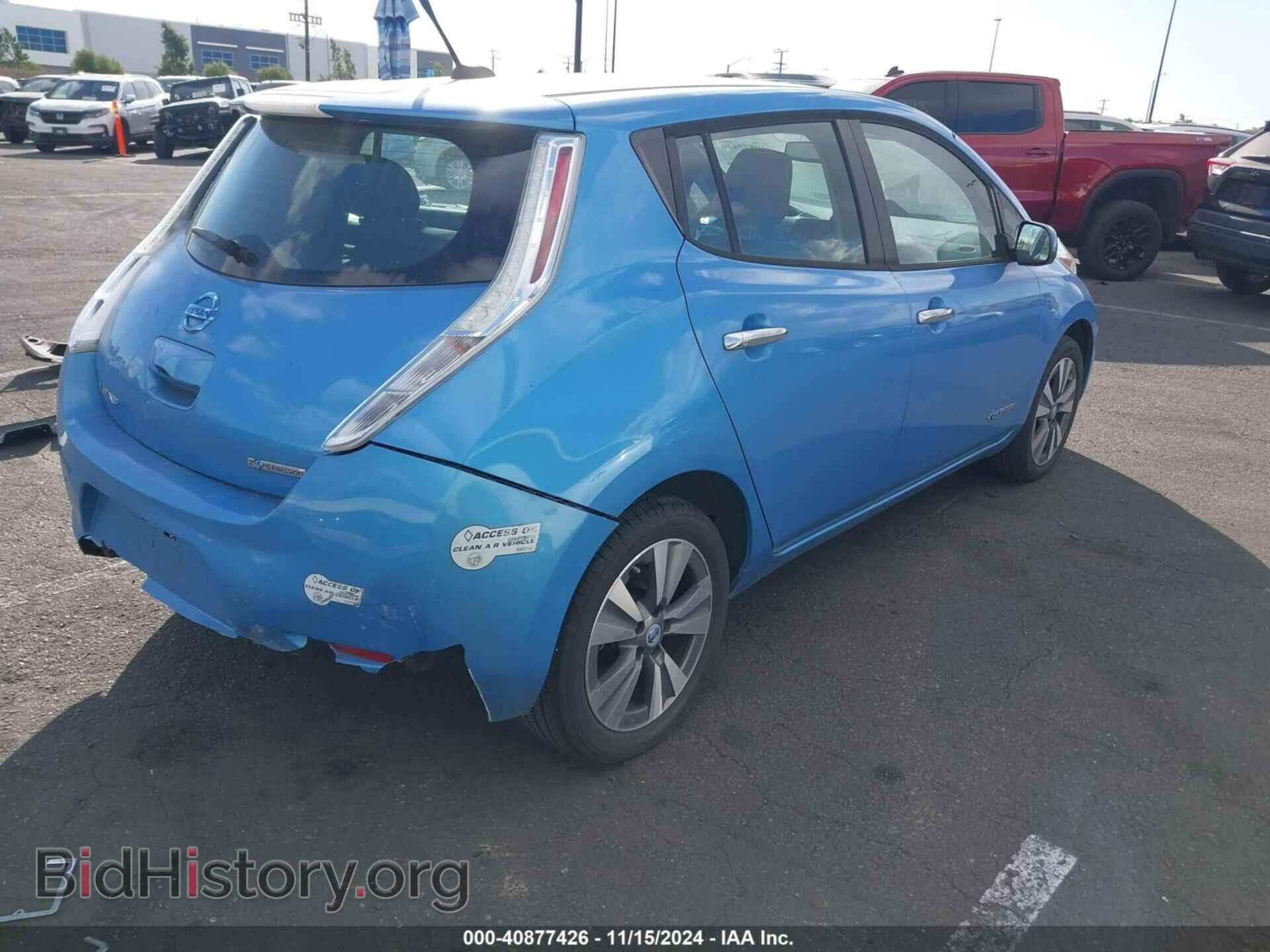 2013 NISSAN LEAF - VIN: 1N4AZ0CP3DC416332 - Фото 4