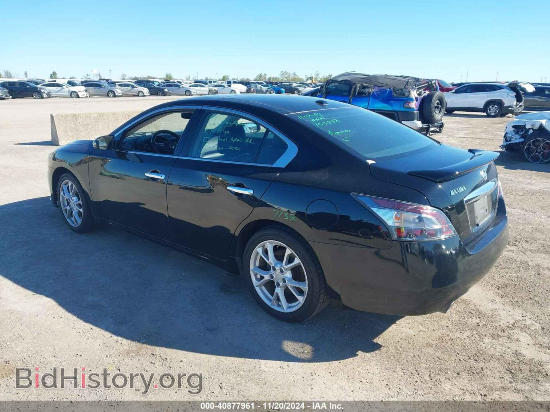 2013 NISSAN MAXIMA - VIN: 1N4AA5AP7DC826123 - Фото 3
