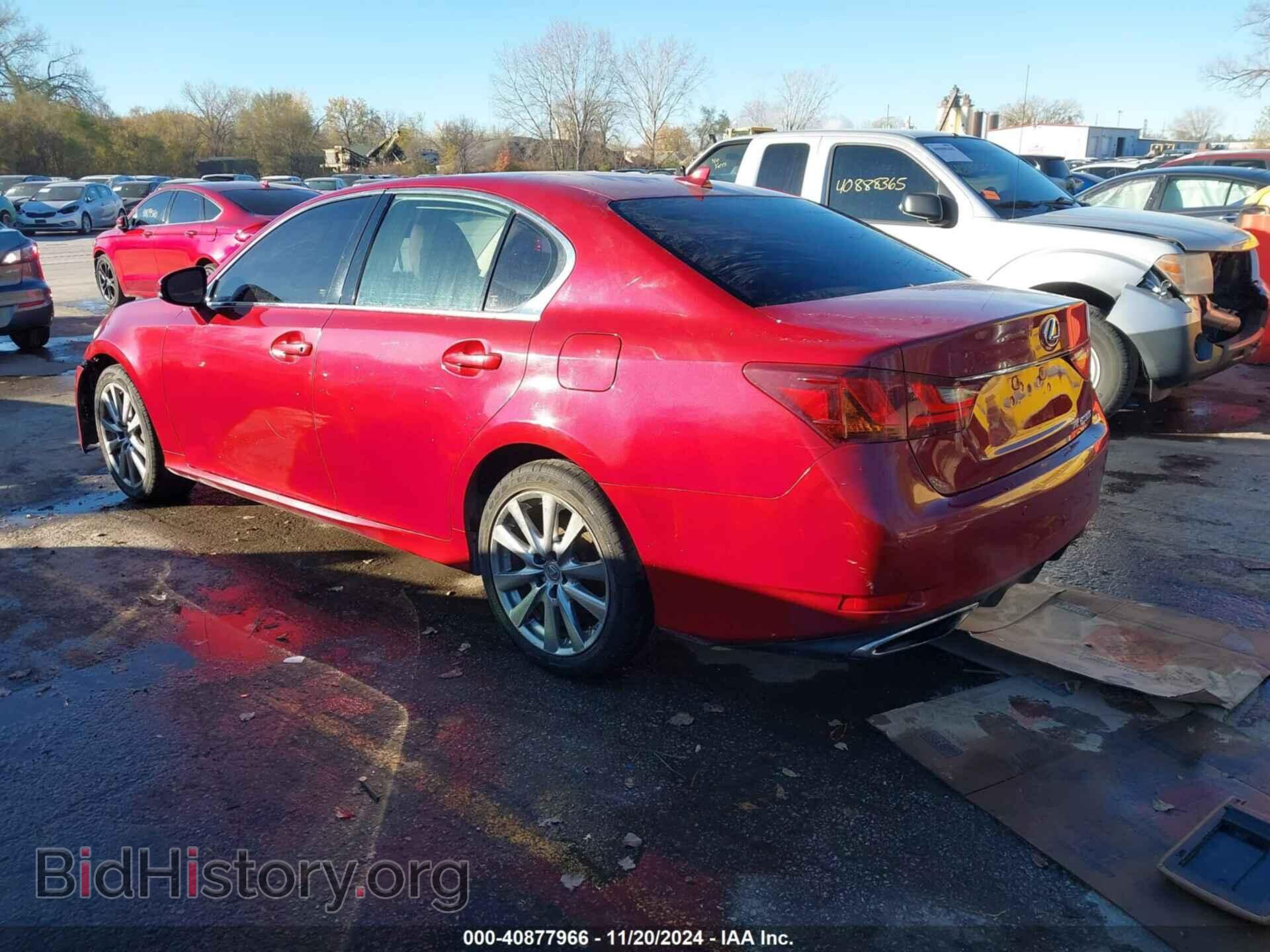 2013 LEXUS GS 350 - VIN: JTHCE1BL3D5001663 - Фото 3